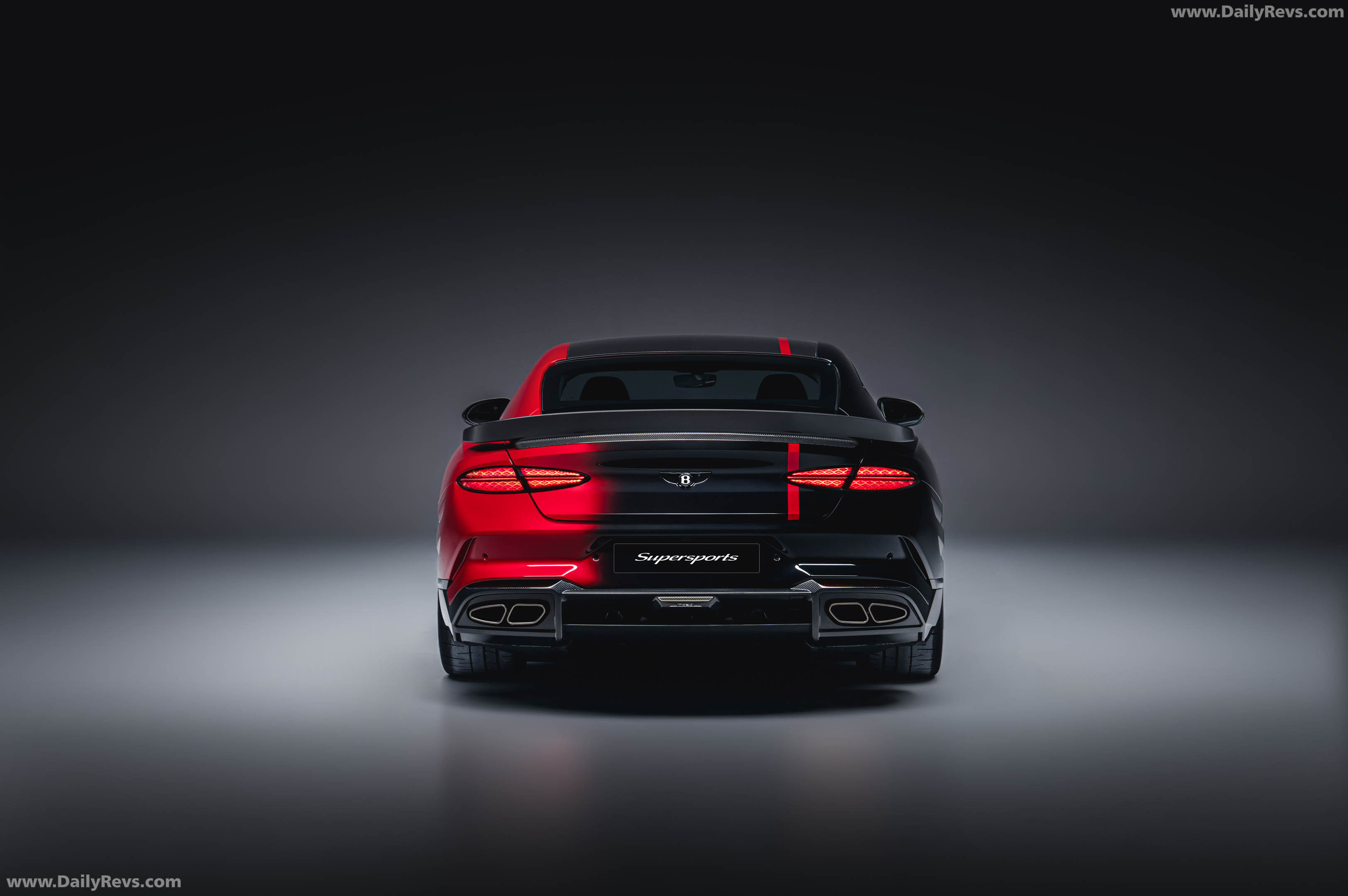 2027 Bentley Supersports by Mulliner Rear View