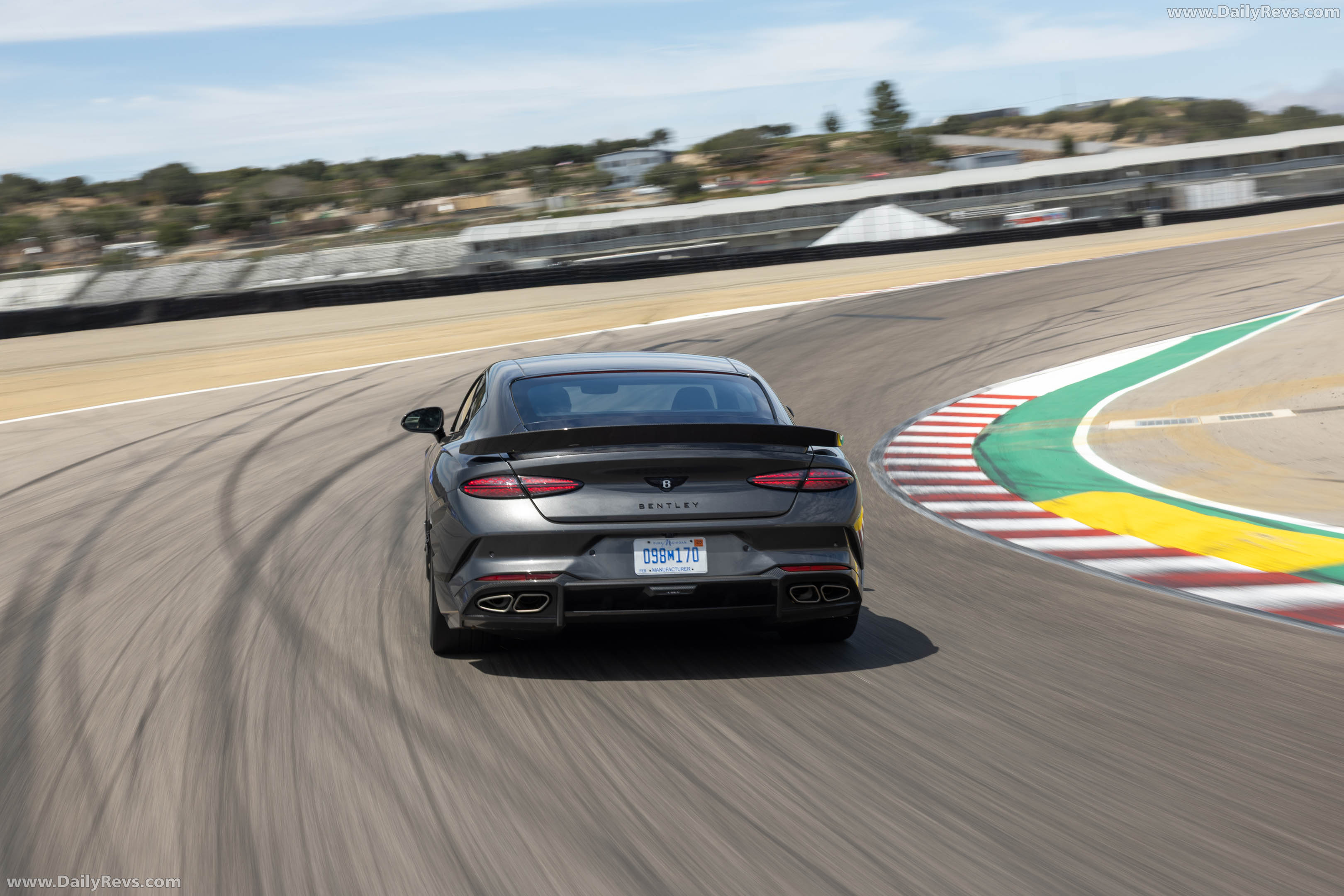 2027 Bentley Supersports Anthracite Rear View
