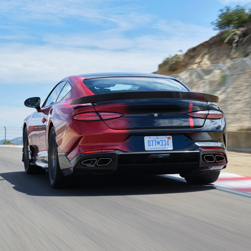 2027 Bentley Supersports Dragon Red Rear View