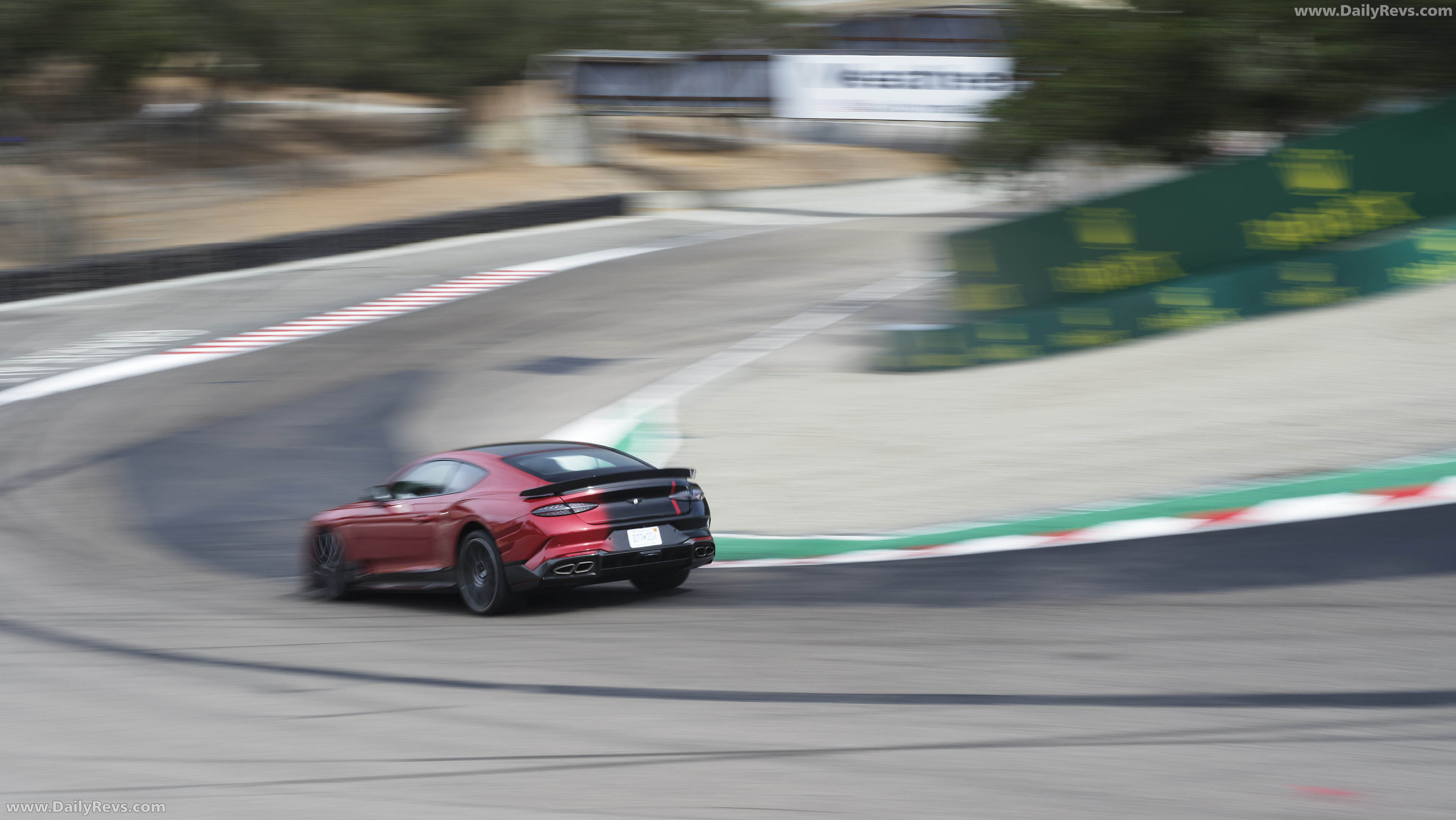 2027 Bentley Supersports Dragon Red Rear View