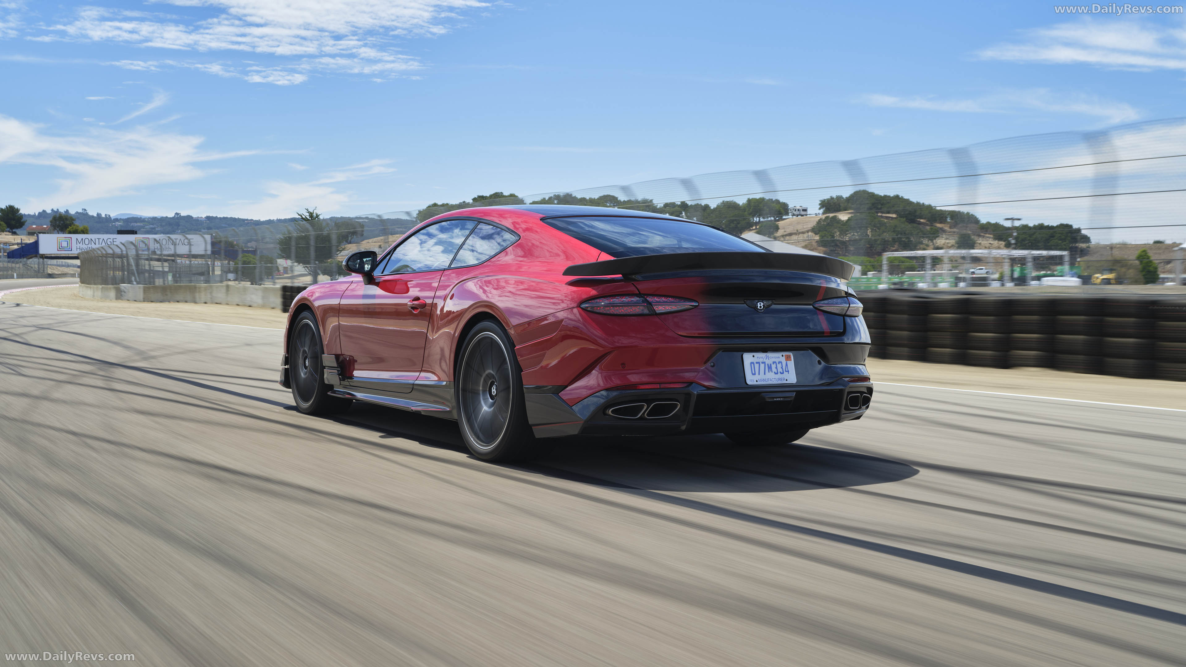 2027 Bentley Supersports Dragon Red Rear View