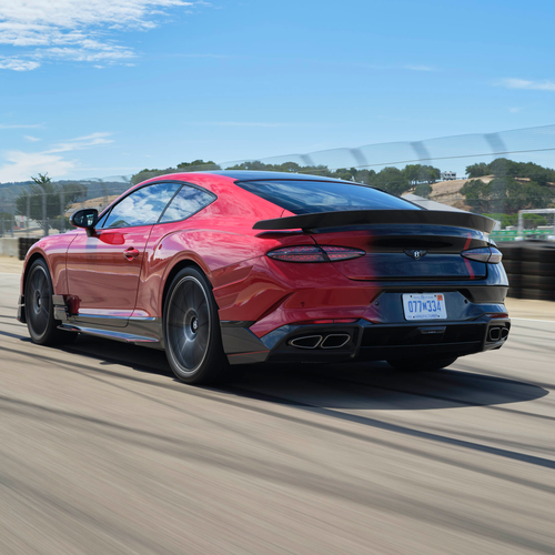 2027 Bentley Supersports Dragon Red Rear View