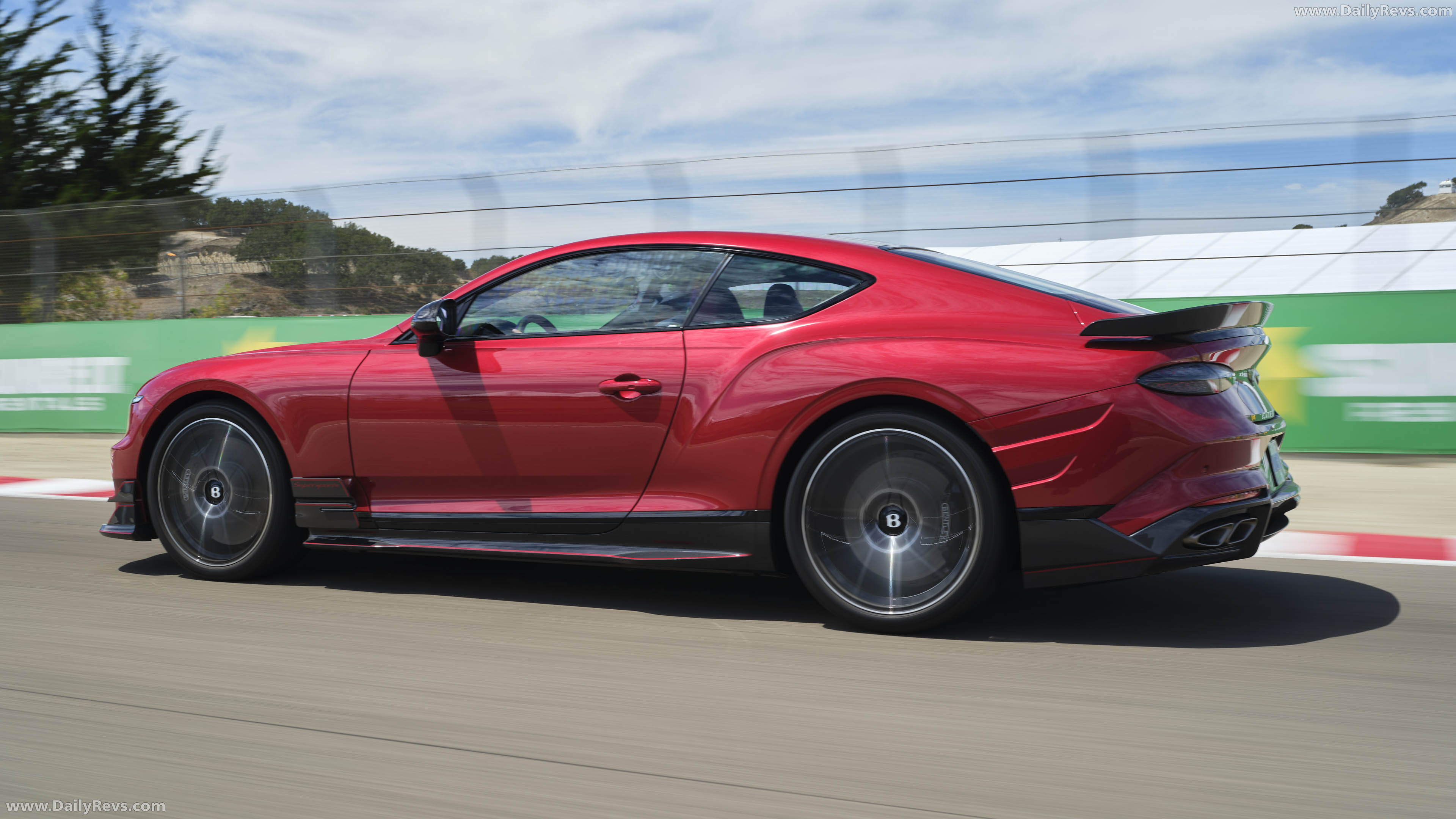 2027 Bentley Supersports Dragon Red Rear View