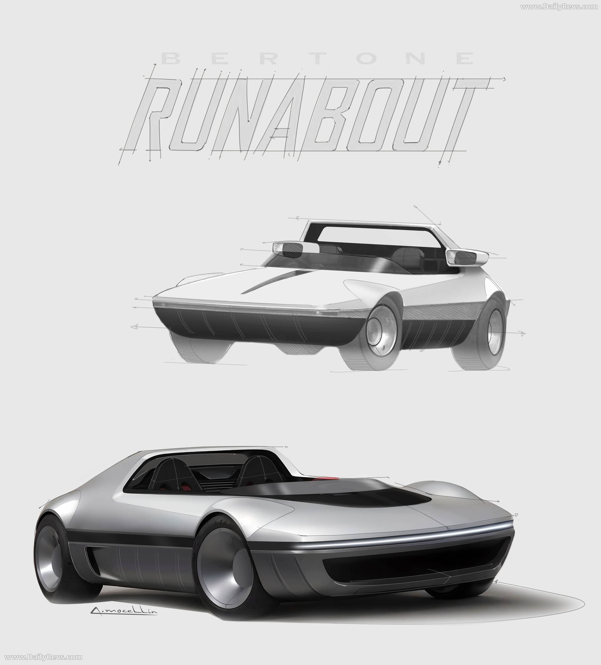2026 Bertone Runabout Sketches
