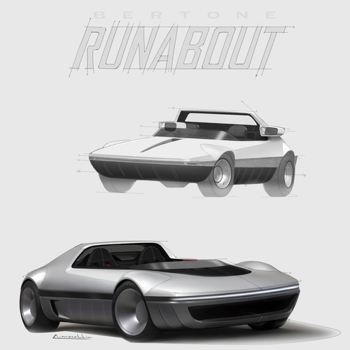 2026 Bertone Runabout Sketches