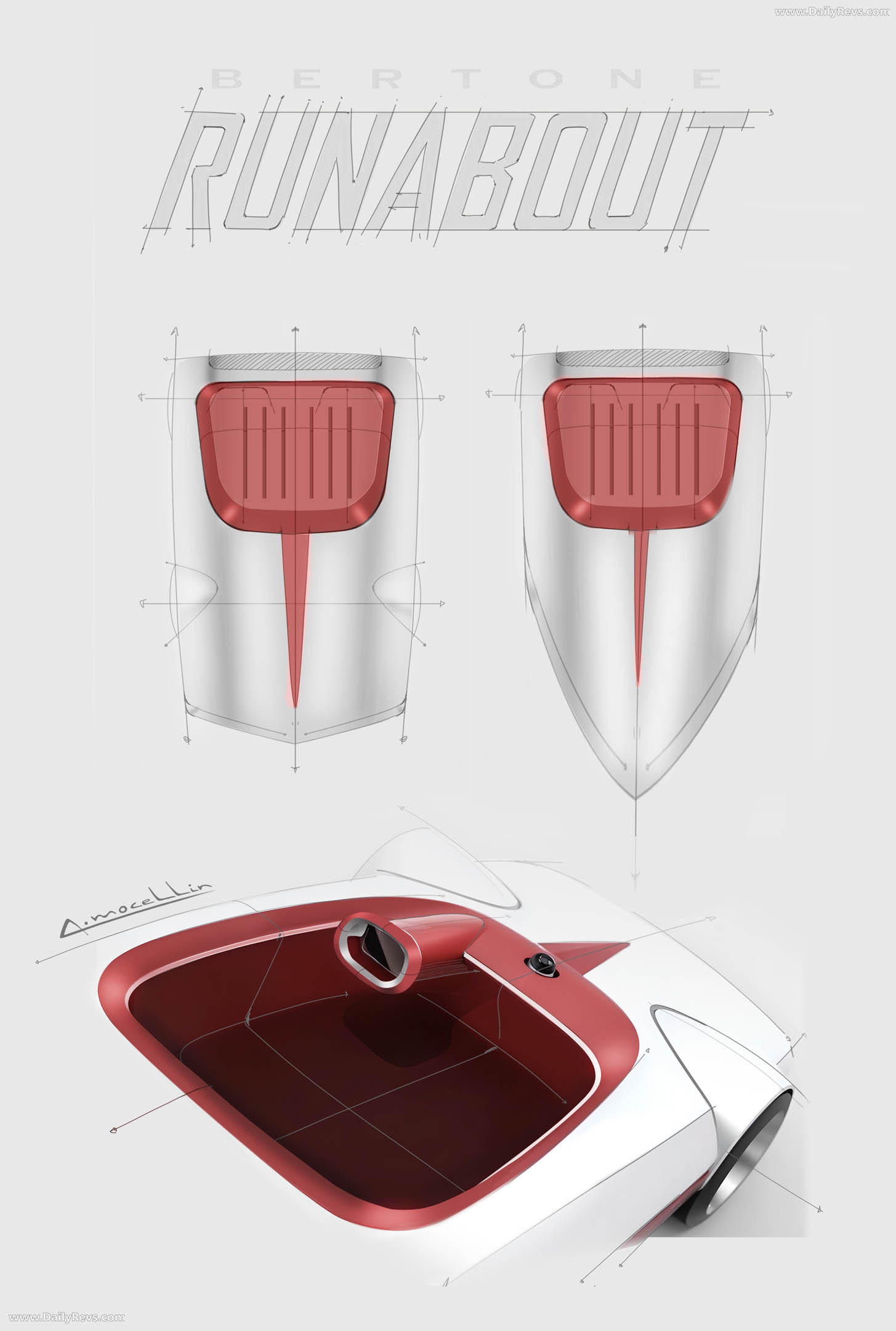 2026 Bertone Runabout Sketches