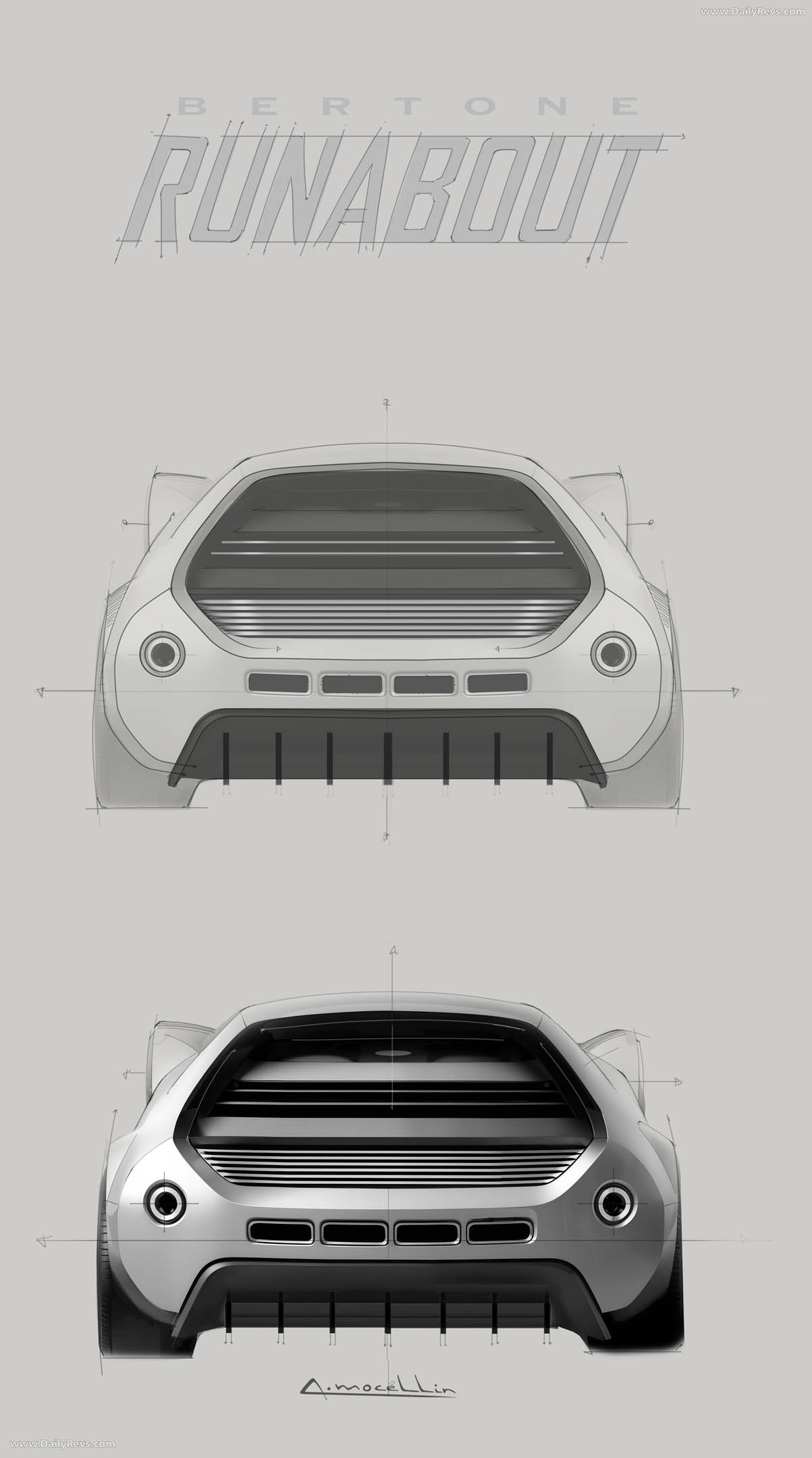 2026 Bertone Runabout Sketches