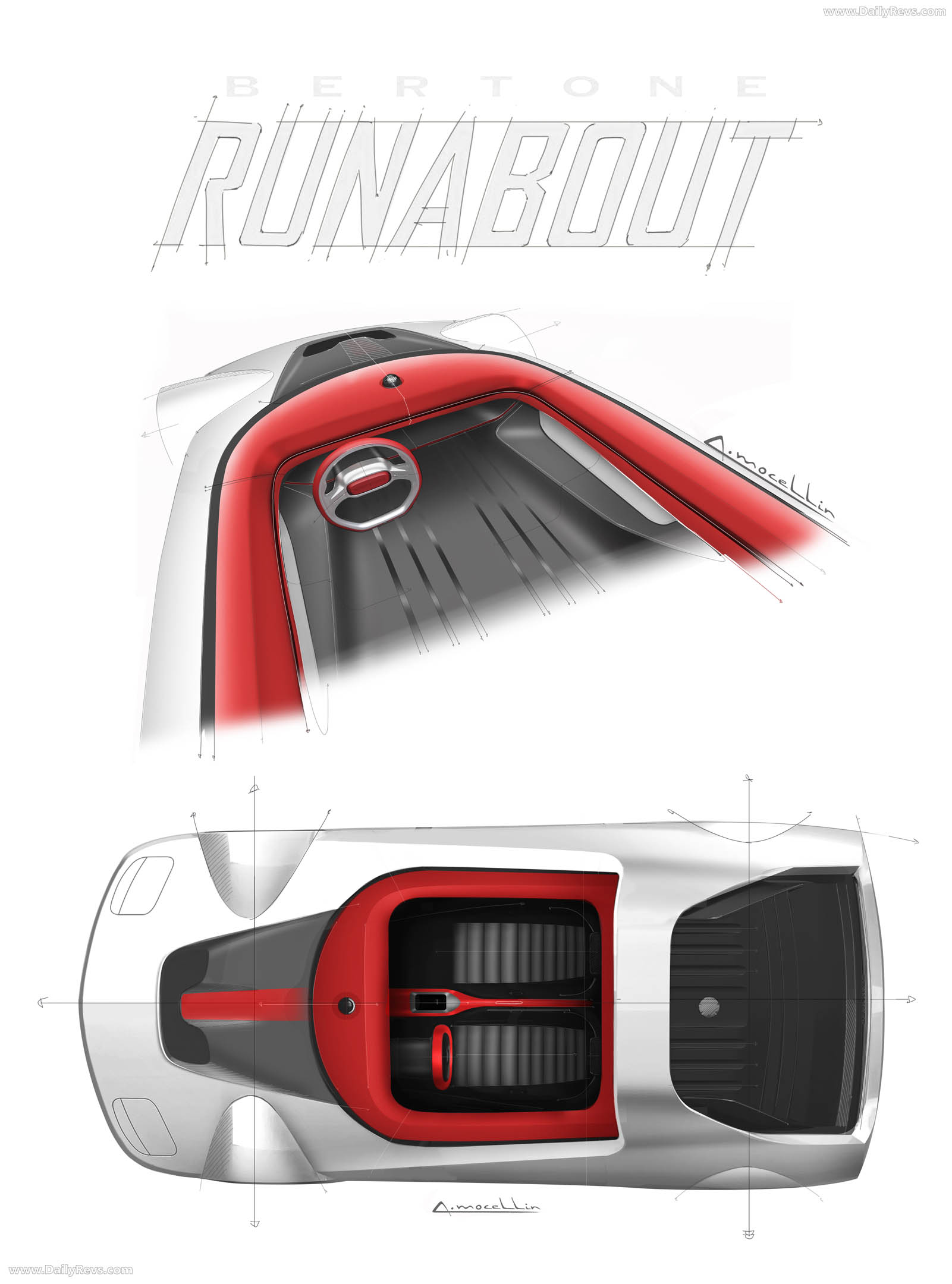 2026 Bertone Runabout Sketches