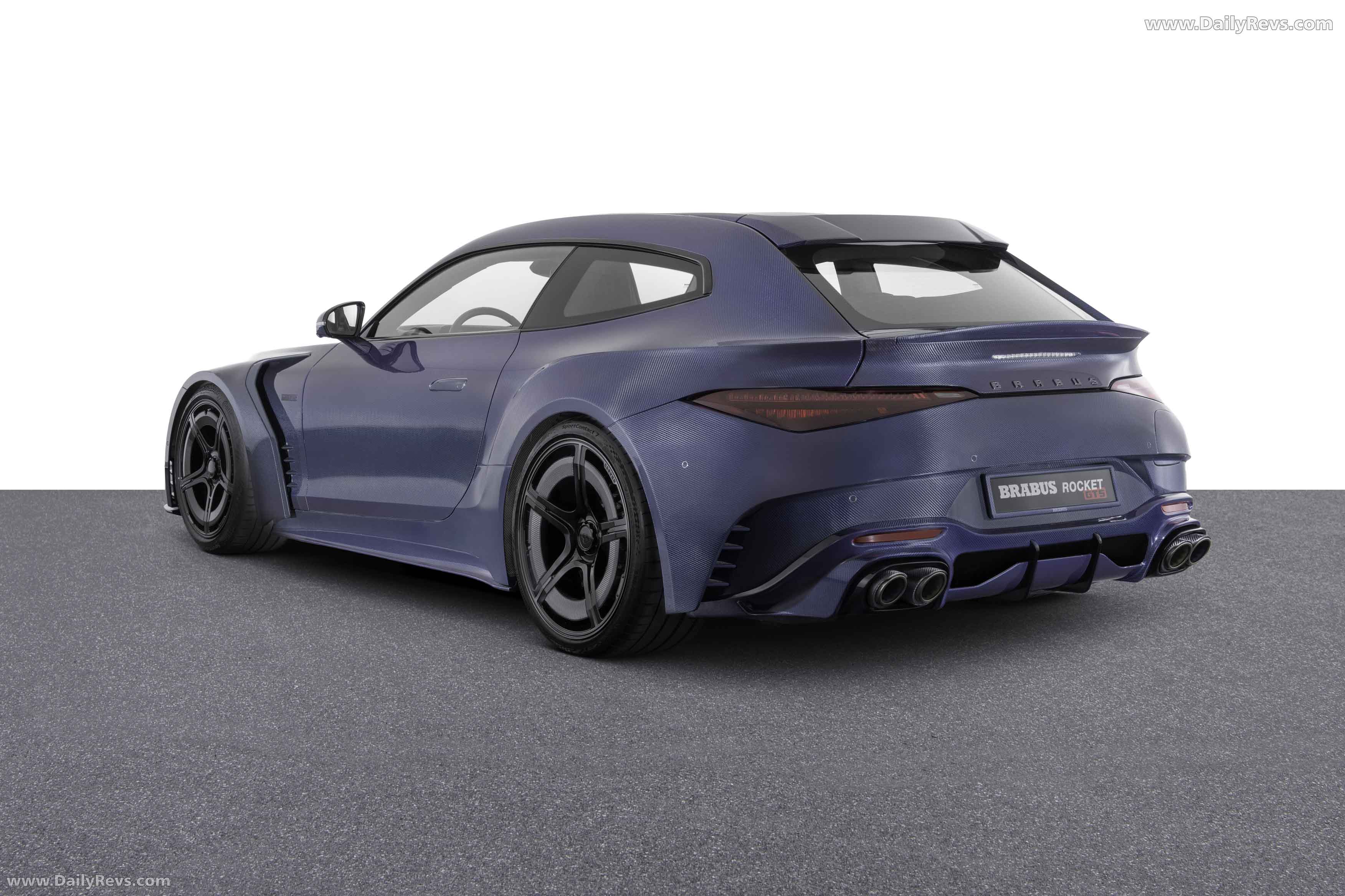 2026 Brabus Rocket GTS Deep Blue Rear View