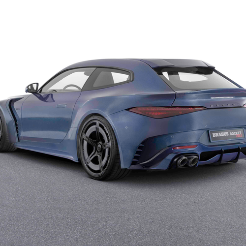 2026 Brabus Rocket GTS Deep Blue Rear View