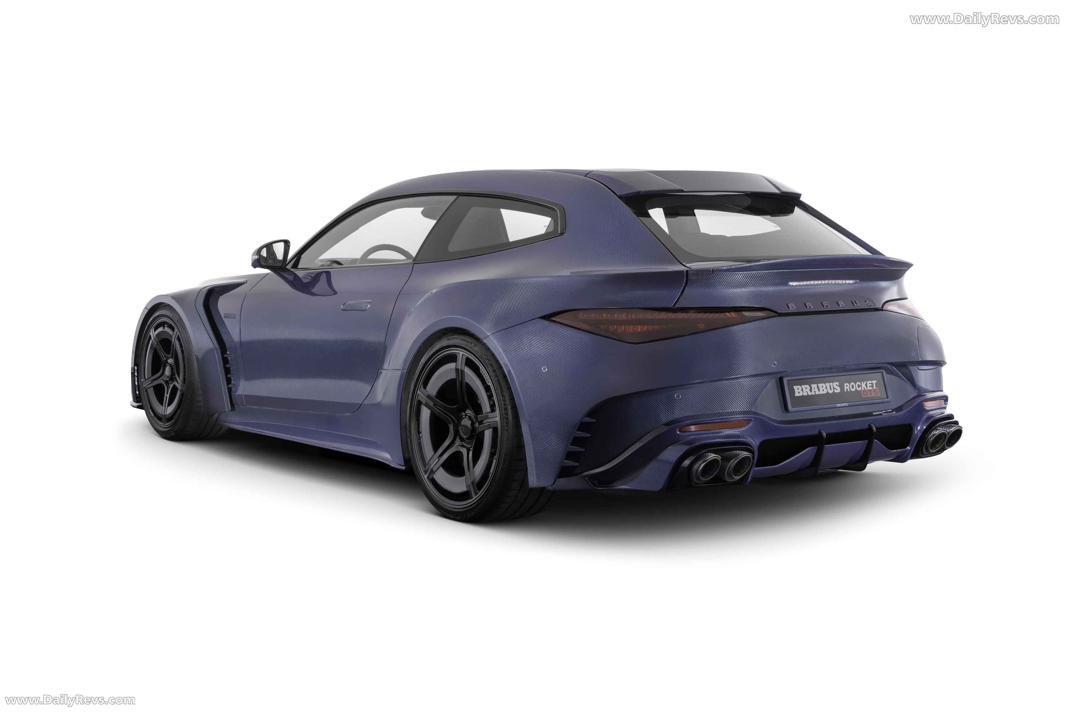 2026 Brabus Rocket GTS Deep Blue Rear View