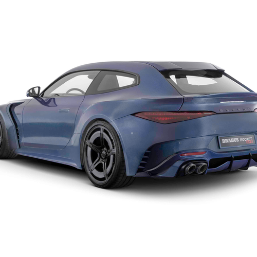 2026 Brabus Rocket GTS Deep Blue Rear View
