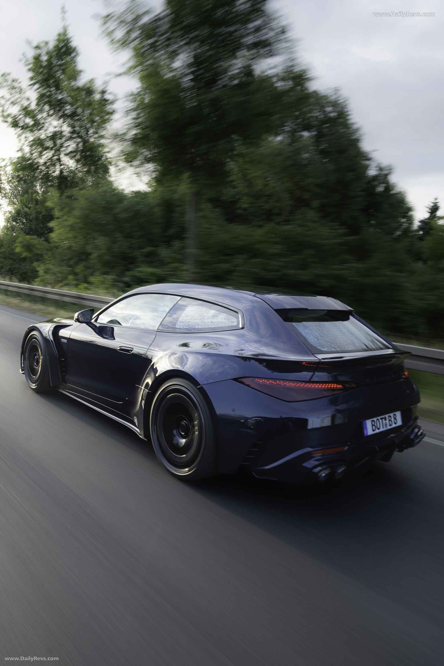 2026 Brabus Rocket GTS Deep Blue Rear View