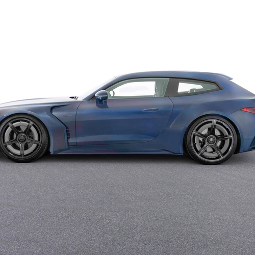2026 Brabus Rocket GTS Deep Blue Side View