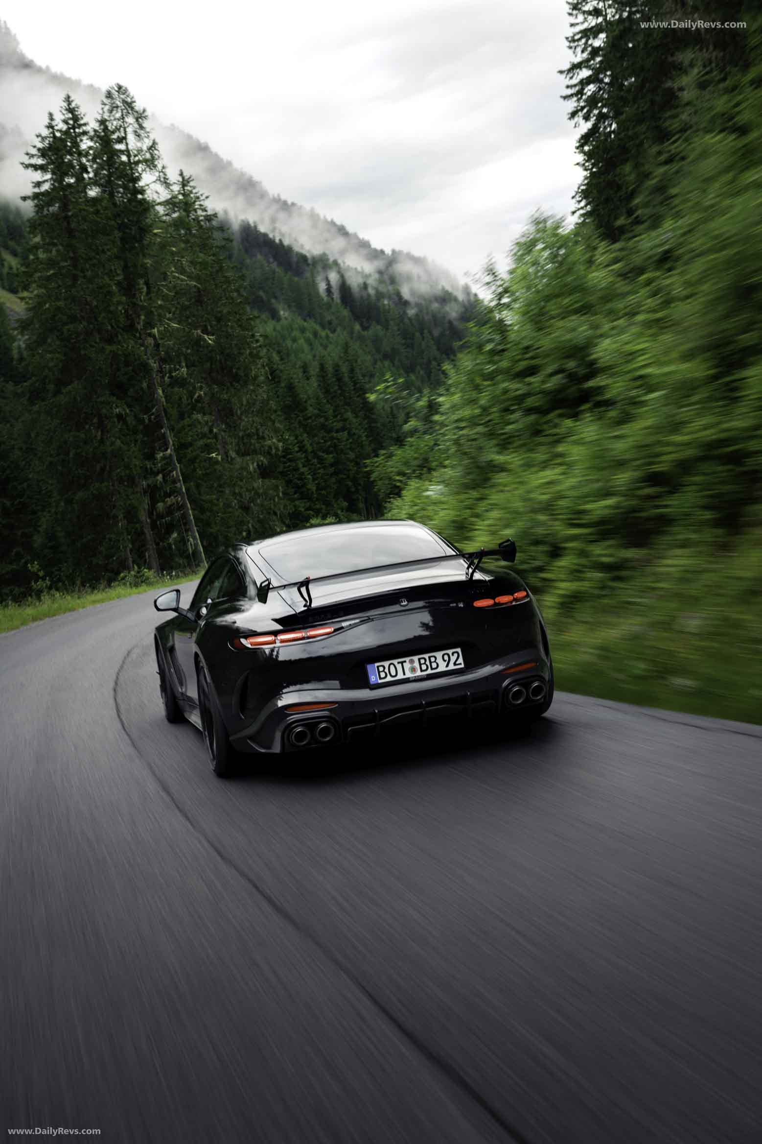 2026 Brabus 1000 Based on Mercedes-AMG GT Rear View