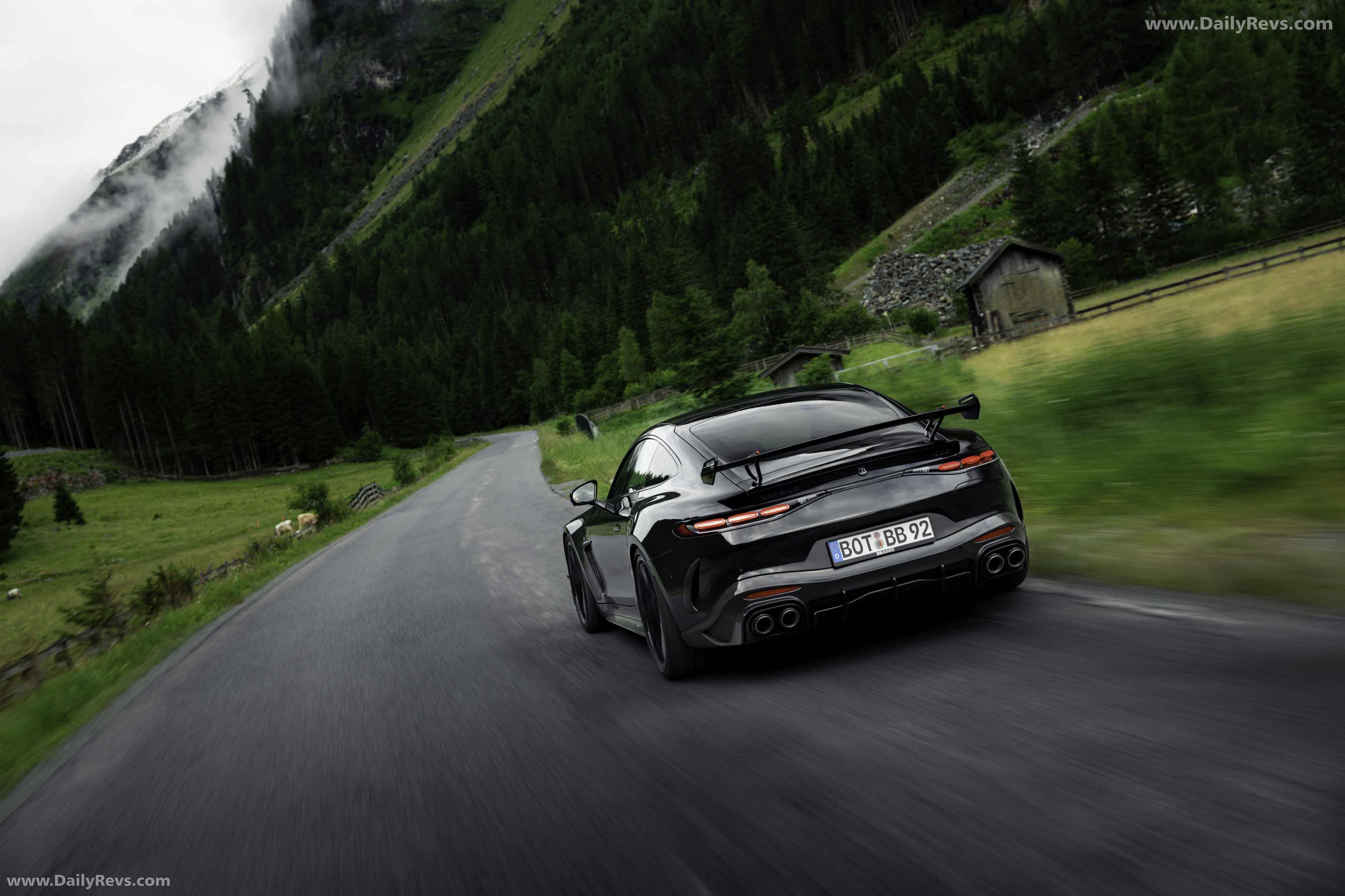 2026 Brabus 1000 Based on Mercedes-AMG GT Rear View