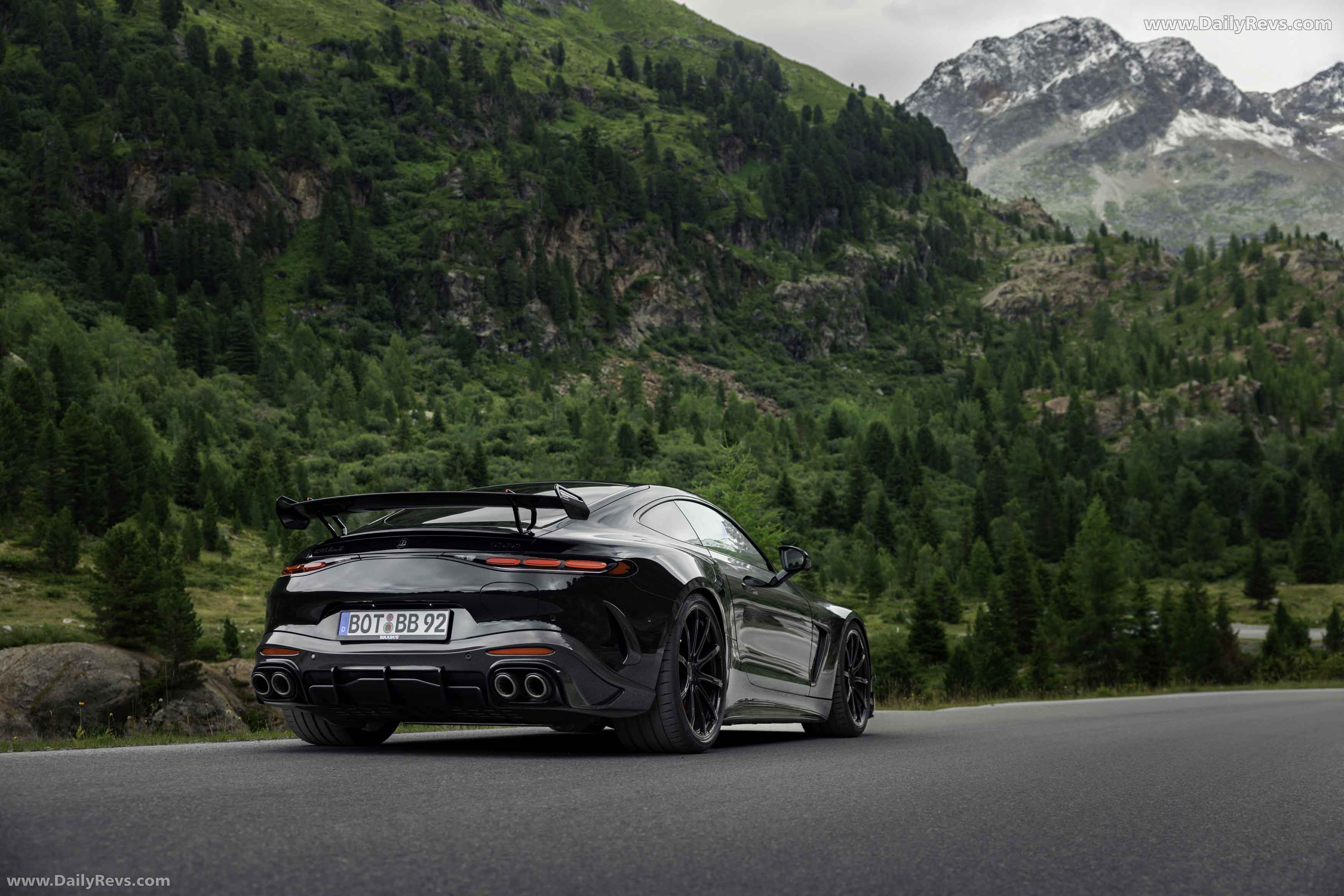 2026 Brabus 1000 Based on Mercedes-AMG GT Rear View