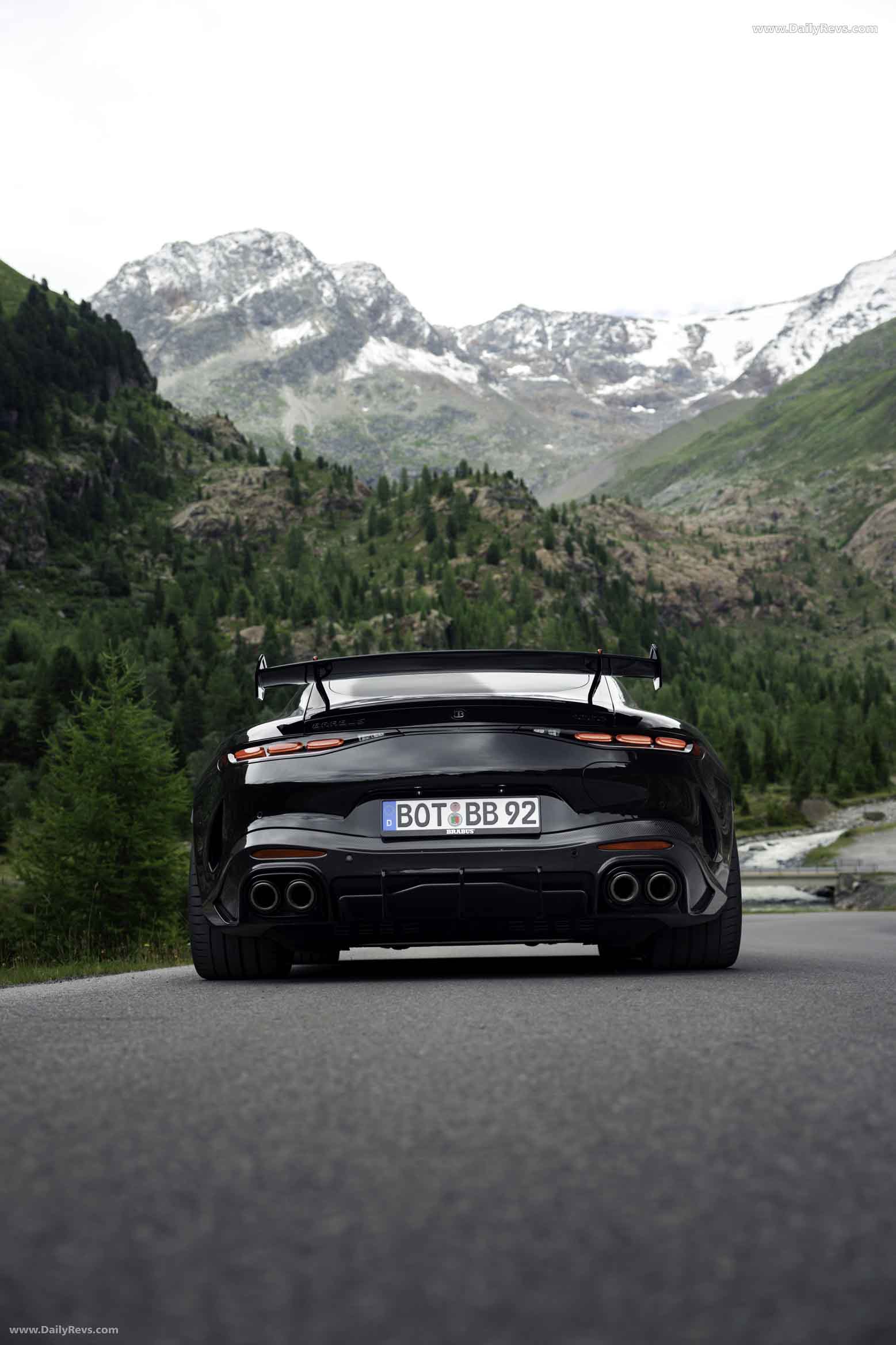 2026 Brabus 1000 Based on Mercedes-AMG GT Rear View