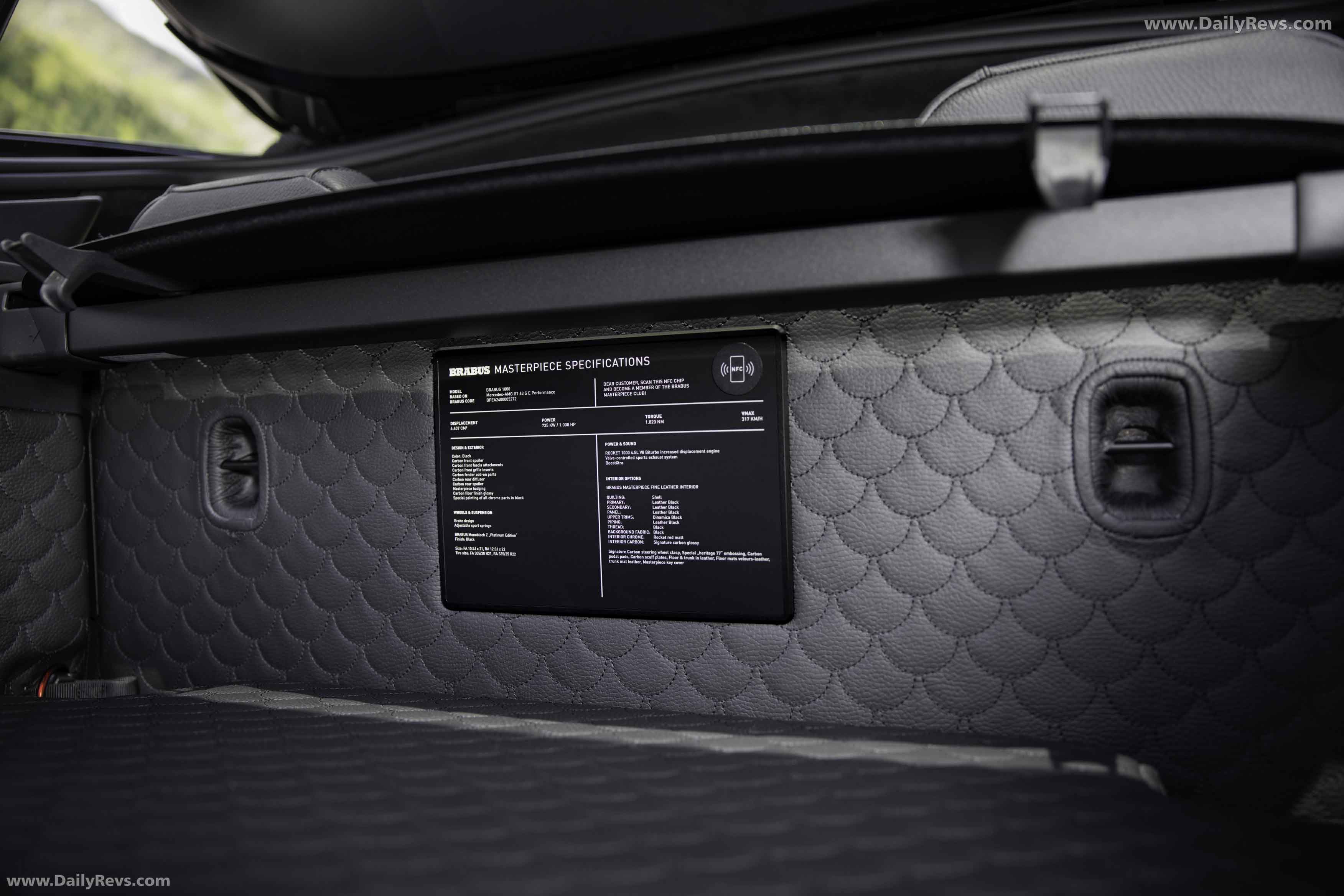 2026 Brabus 1000 Based on Mercedes-AMG GT Interior