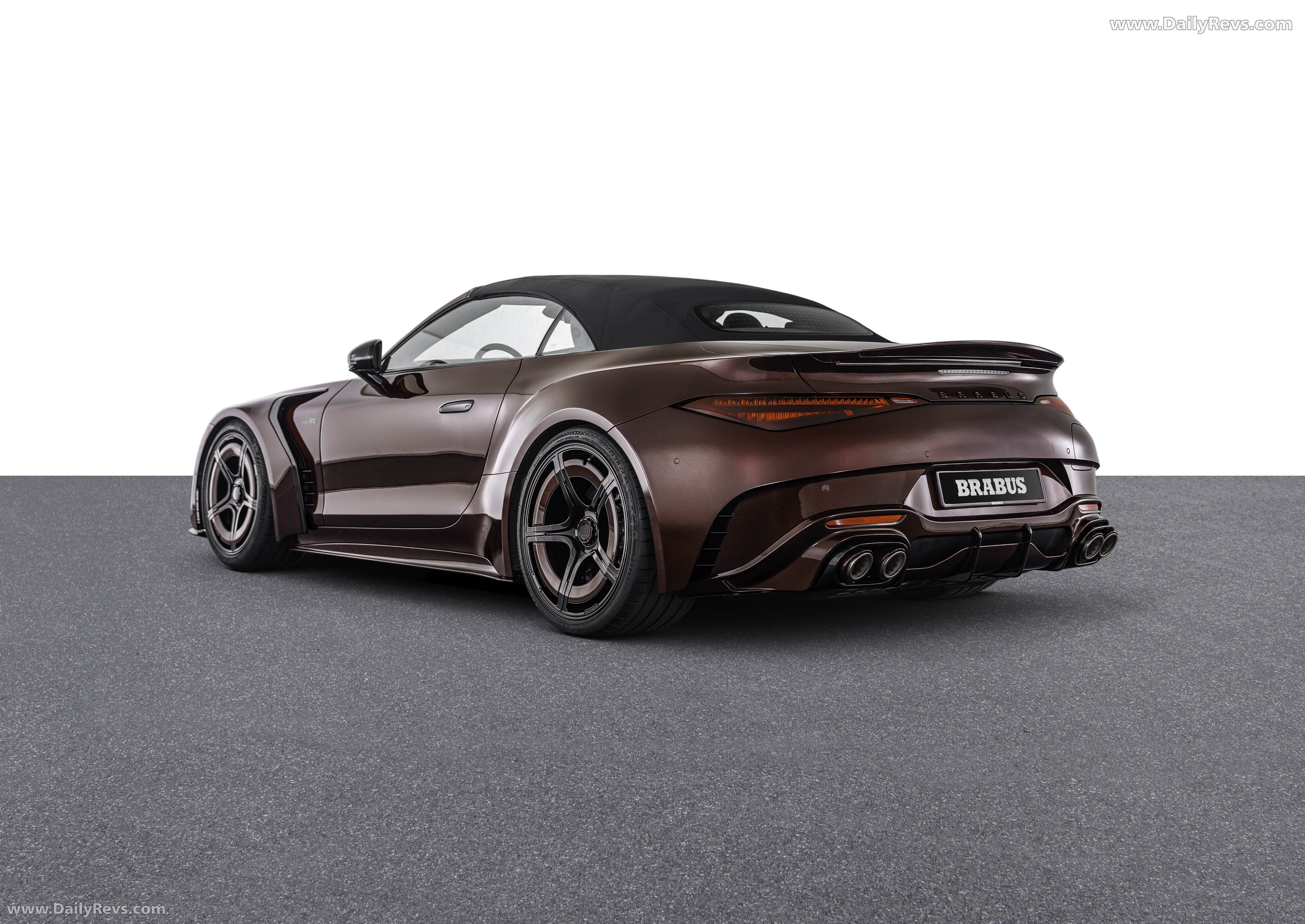 2026 Brabus Rocket GTC Deep Red Rear View