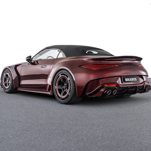 2026 Brabus Rocket GTC Deep Red Rear View