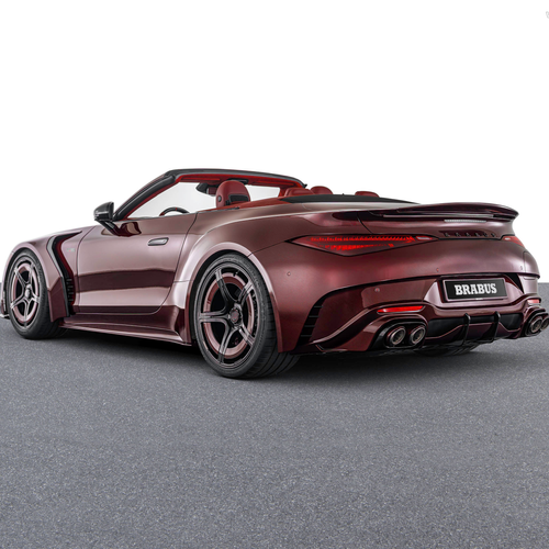 2026 Brabus Rocket GTC Deep Red Rear View