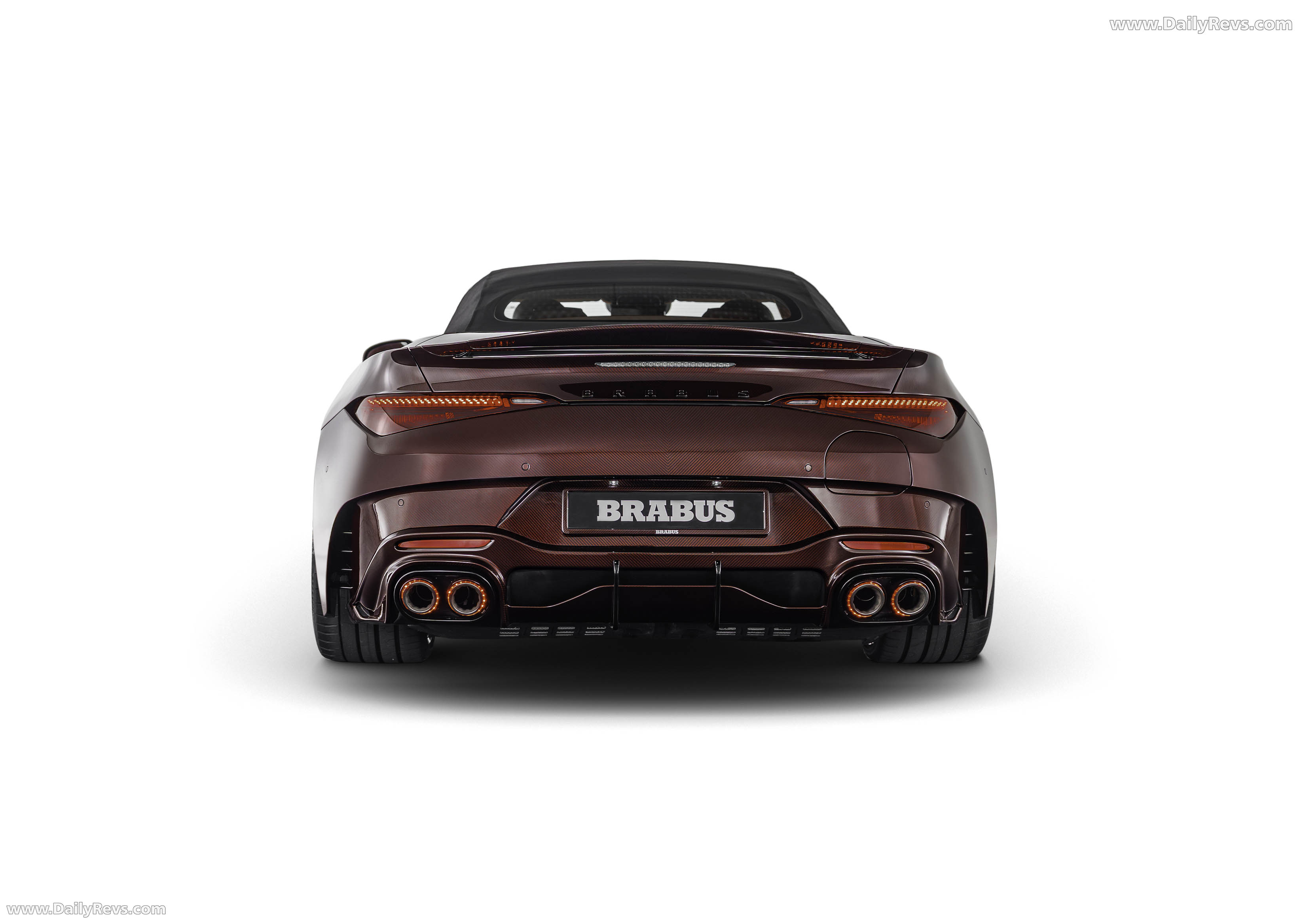 2026 Brabus Rocket GTC Deep Red Rear View