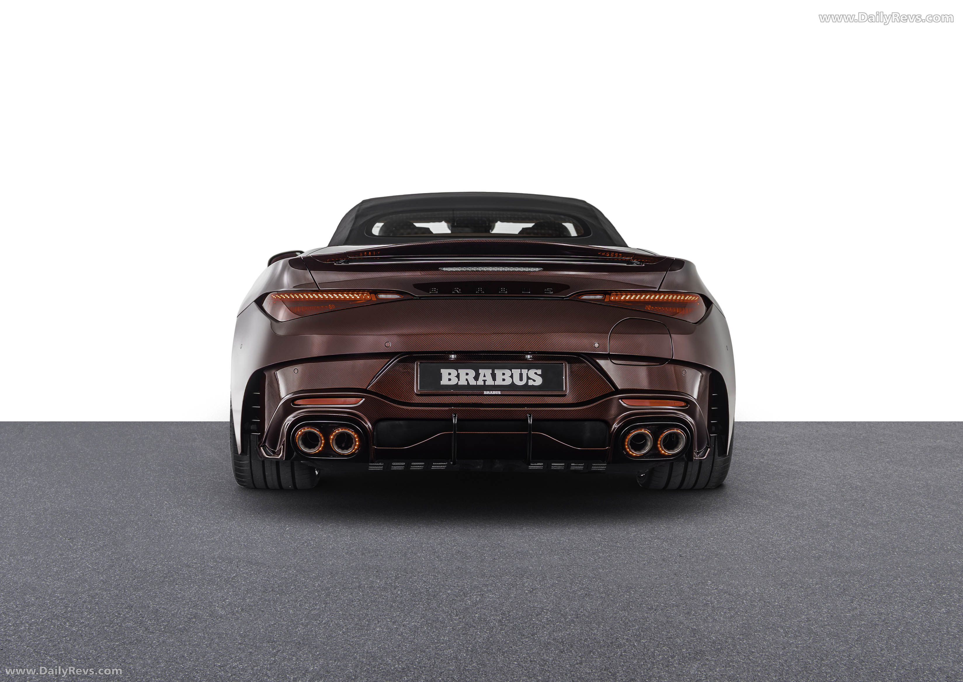 2026 Brabus Rocket GTC Deep Red Rear View