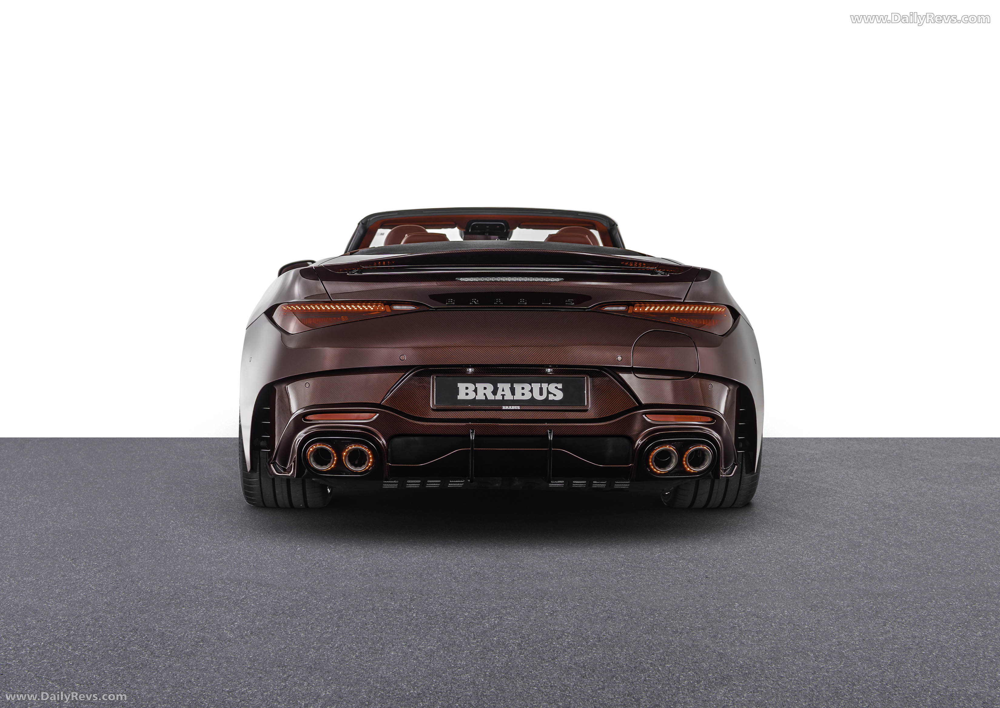 2026 Brabus Rocket GTC Deep Red Rear View