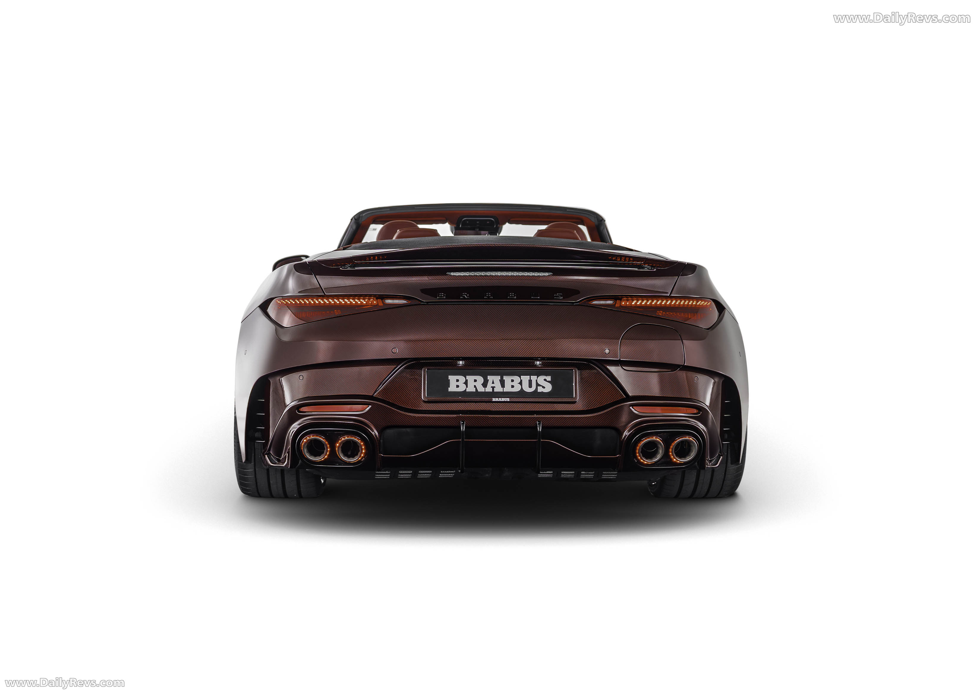 2026 Brabus Rocket GTC Deep Red Rear View