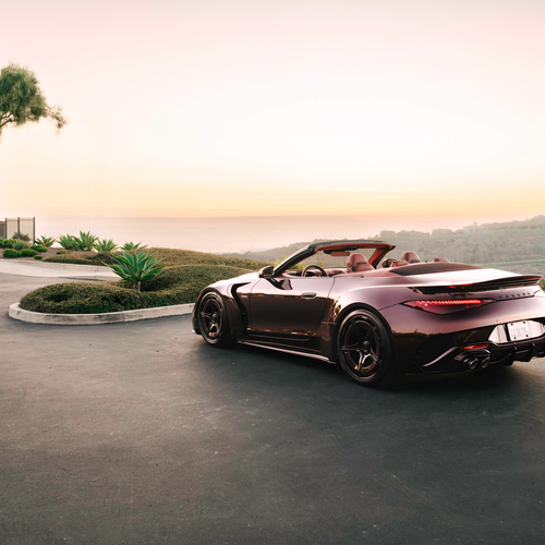 2026 Brabus Rocket GTC Deep Red Rear View