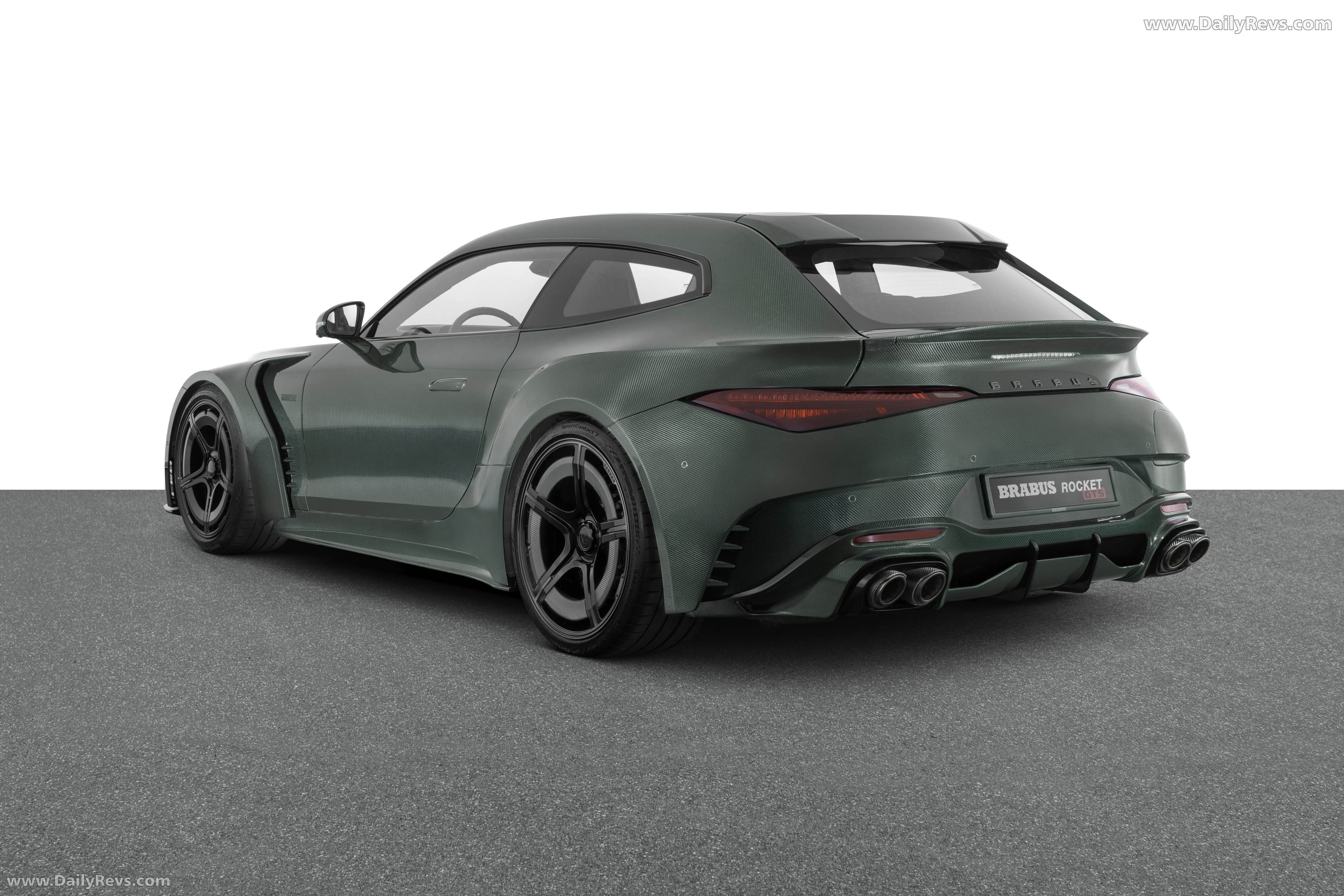 2026 Brabus Rocket GTS Mean Green Rear View