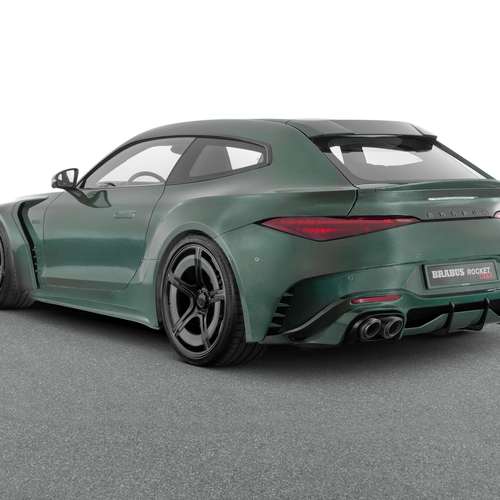 2026 Brabus Rocket GTS Mean Green Rear View