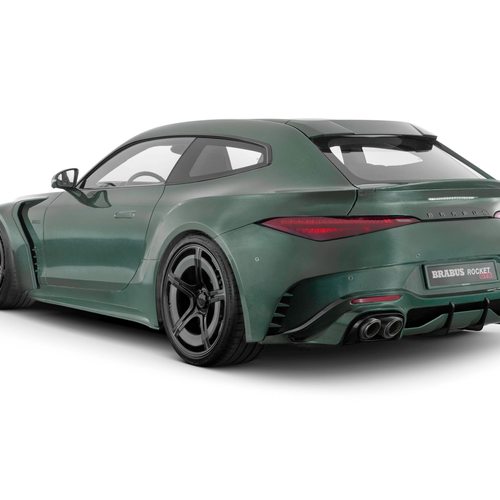 2026 Brabus Rocket GTS Mean Green Rear View