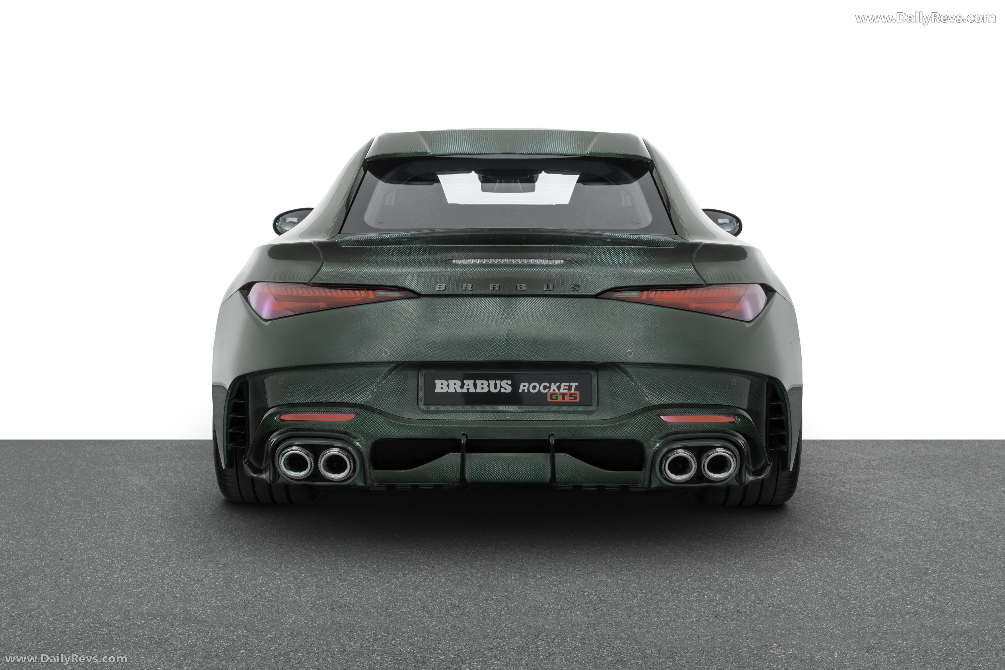 2026 Brabus Rocket GTS Mean Green Rear View