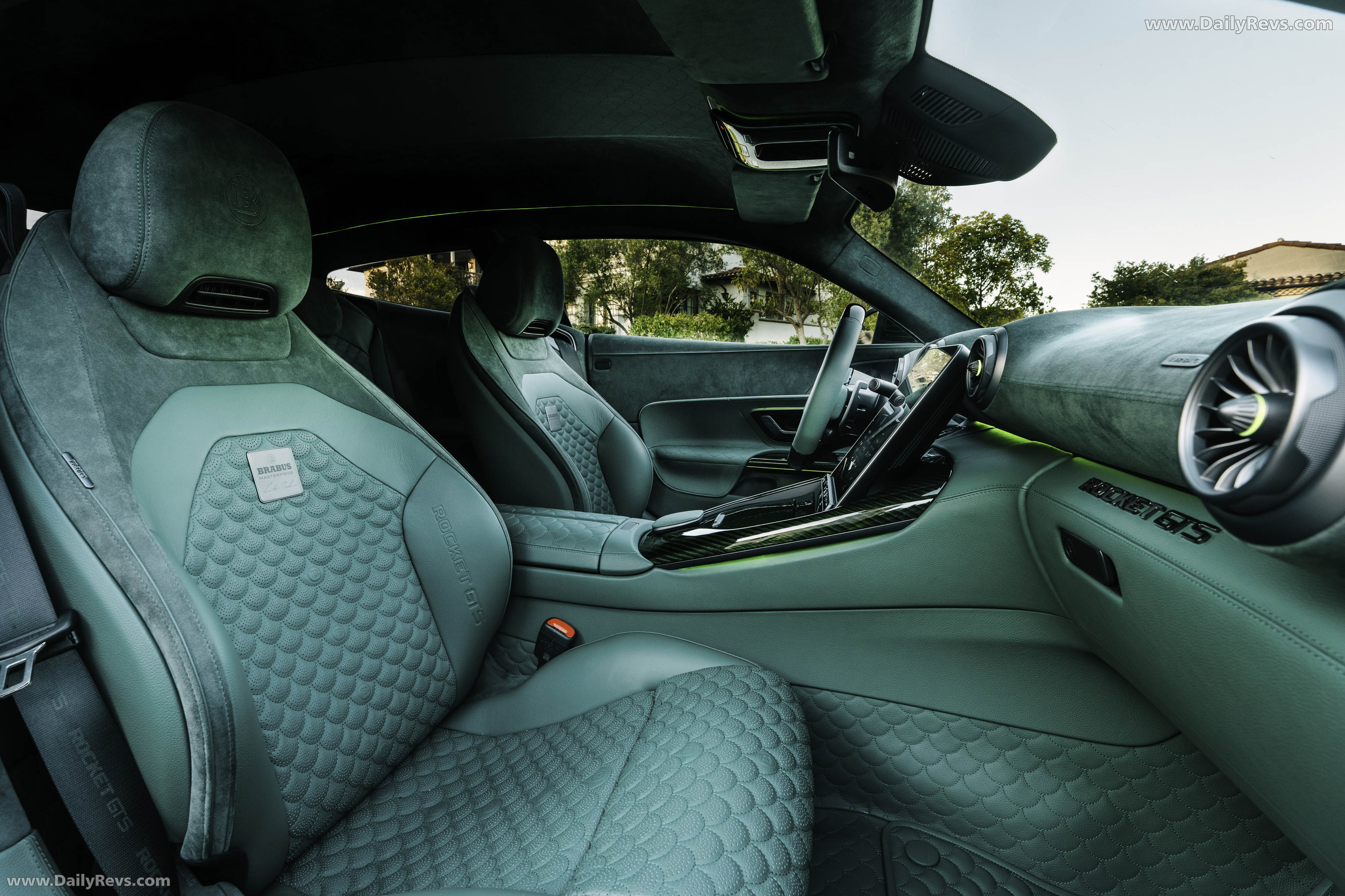 2026 Brabus Rocket GTS Mean Green Interior