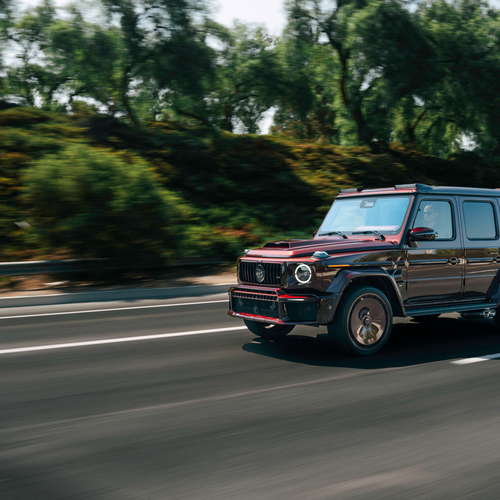 2026 Brabus 800 Deep Red Front View