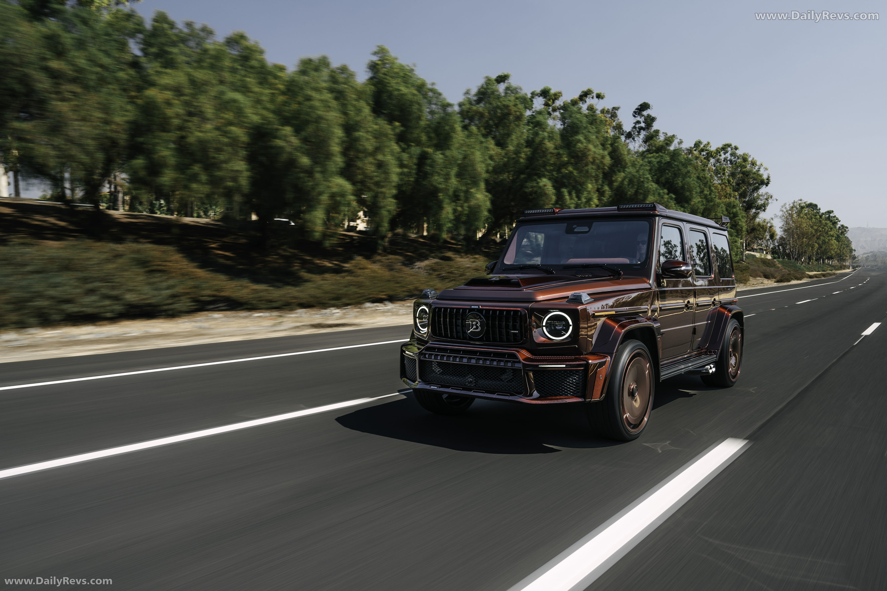 2026 Brabus 800 Deep Red Front View