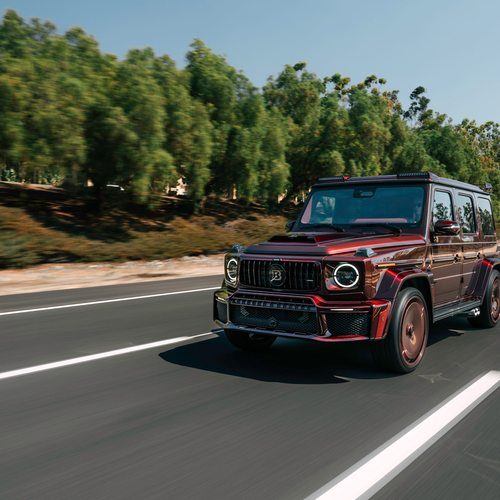 2026 Brabus 800 Deep Red Front View