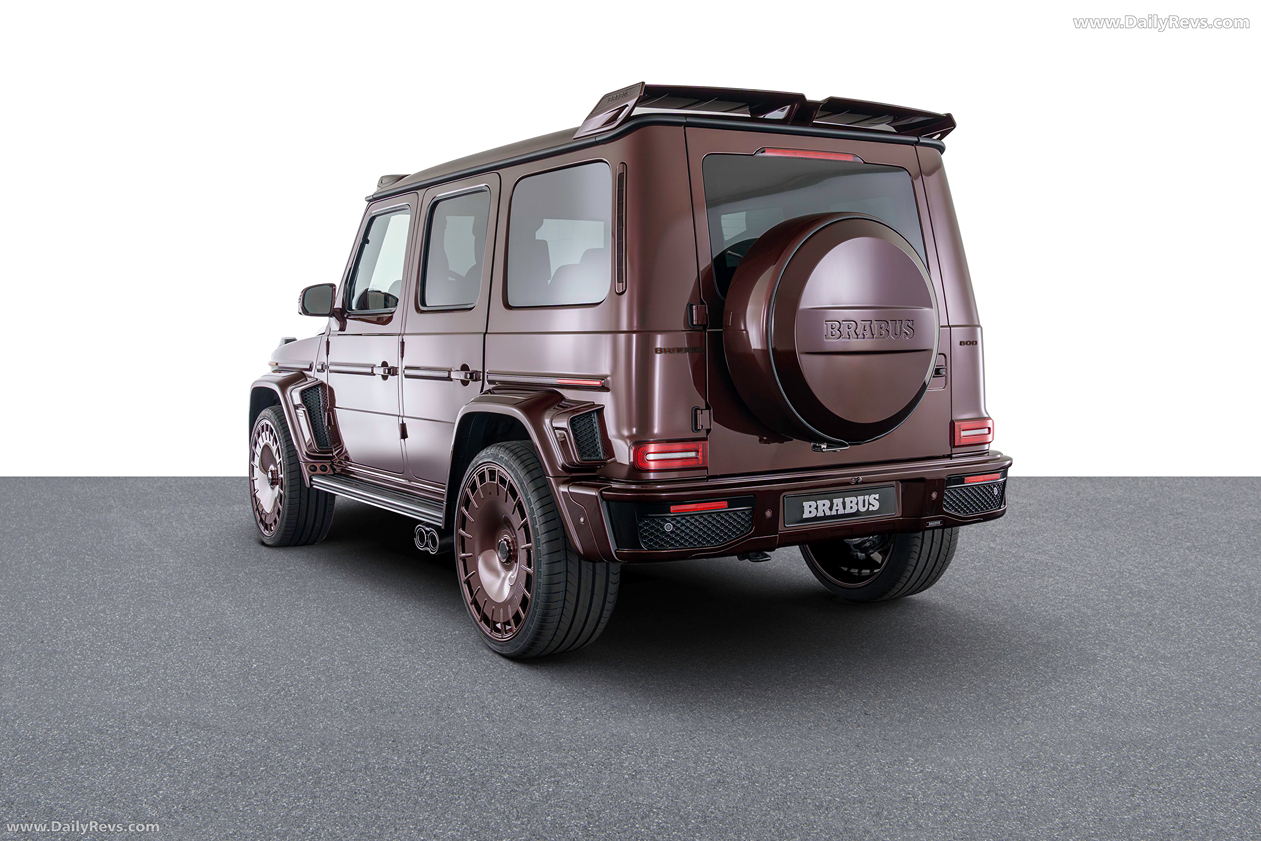 2026 Brabus 800 Deep Red Rear View