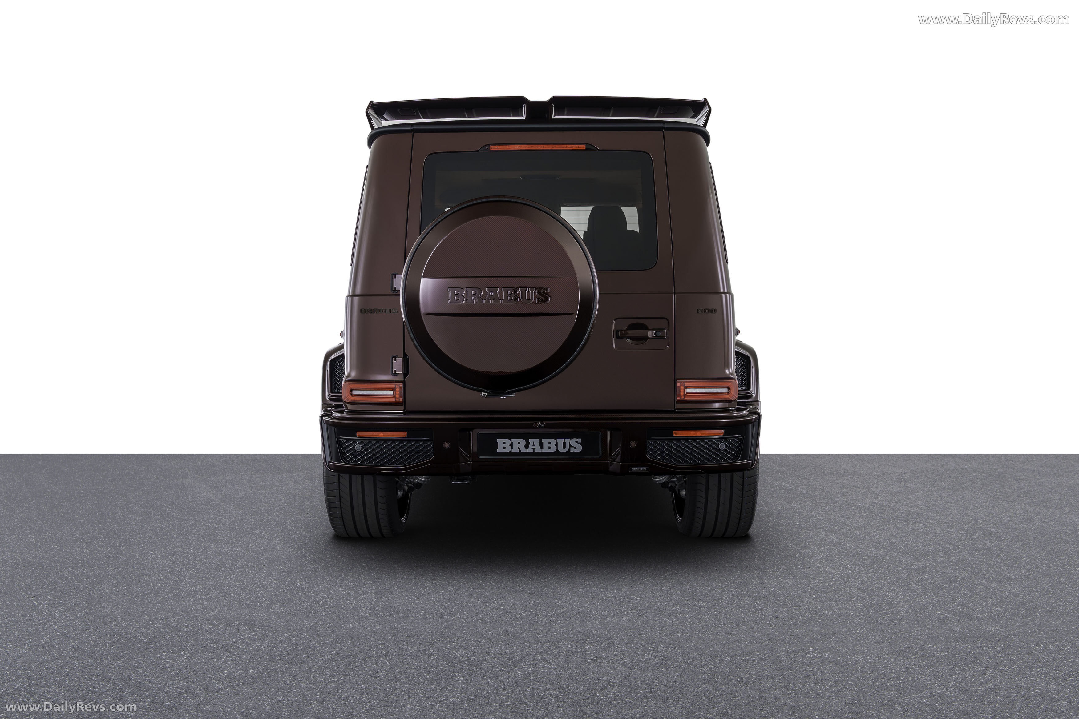 2026 Brabus 800 Deep Red Rear View