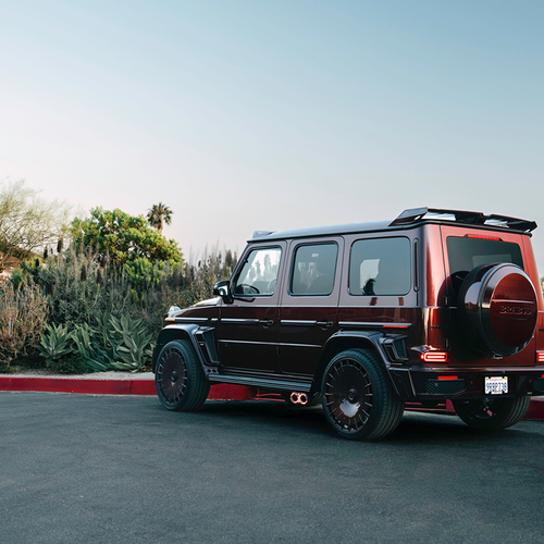 2026 Brabus 800 Deep Red Rear View