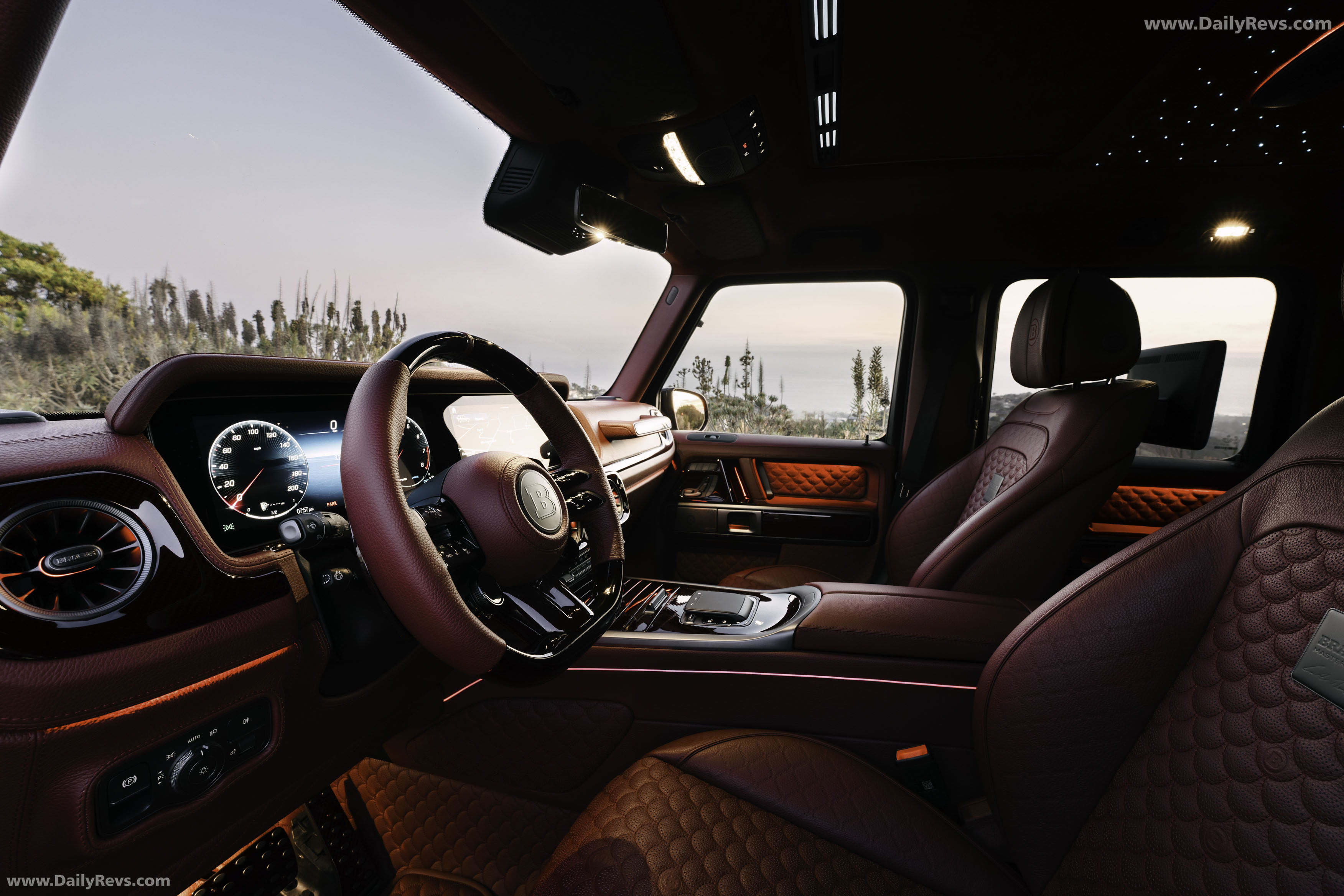 2026 Brabus 800 Deep Red Interior