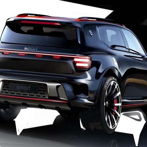 2025 Brabus Smart No.5 Europe Version Sketches