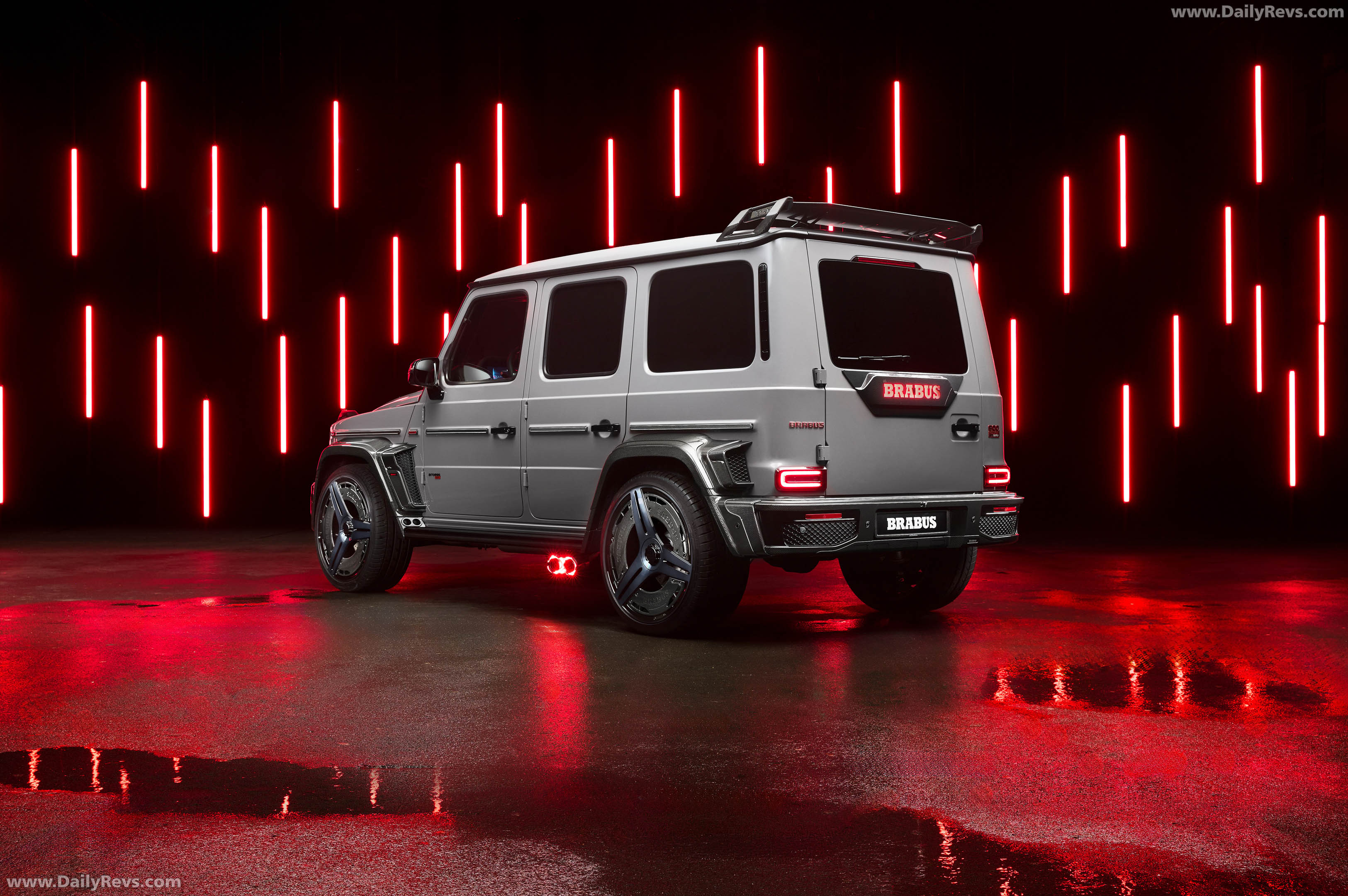2026 Brabus 900 Rocket Edition Stealth Gray Rear View