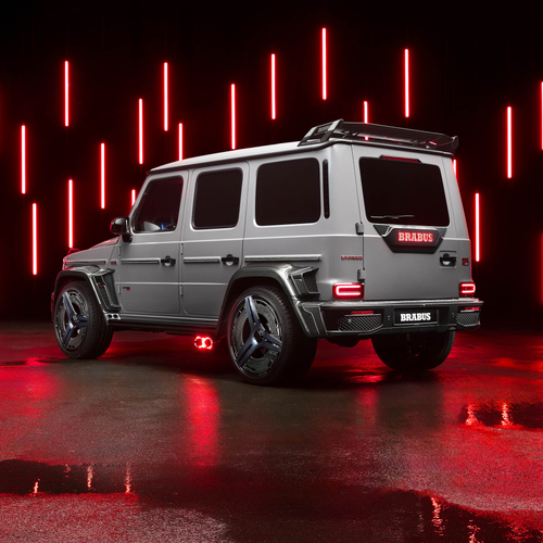 2026 Brabus 900 Rocket Edition Stealth Gray Rear View