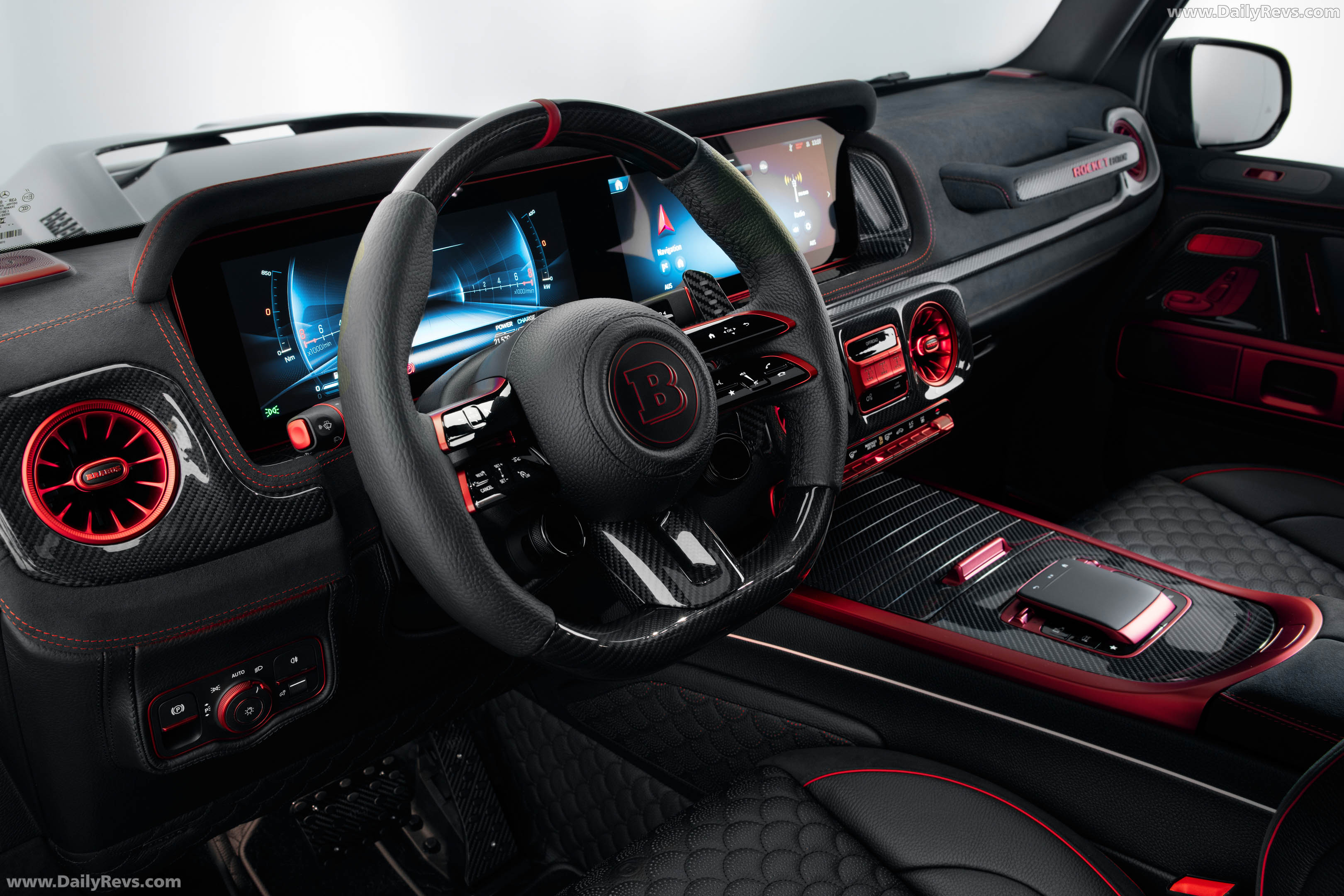 2026 Brabus 900 Rocket Edition Stealth Gray Interior