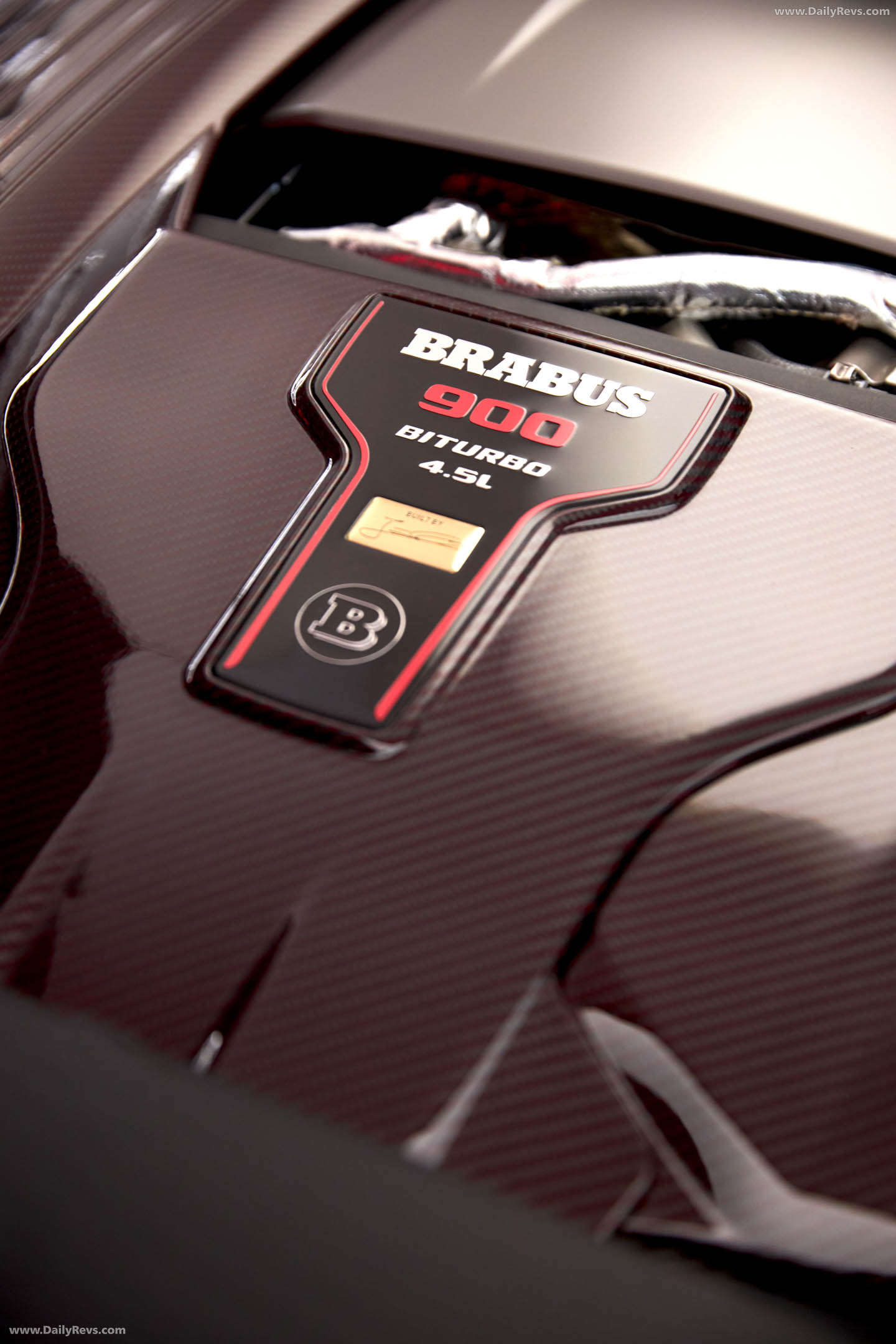 2026 Brabus 900 Rocket Edition Stealth Gray Engine