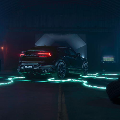 2026 Brabus 900 Superblack Urus SE Rear View