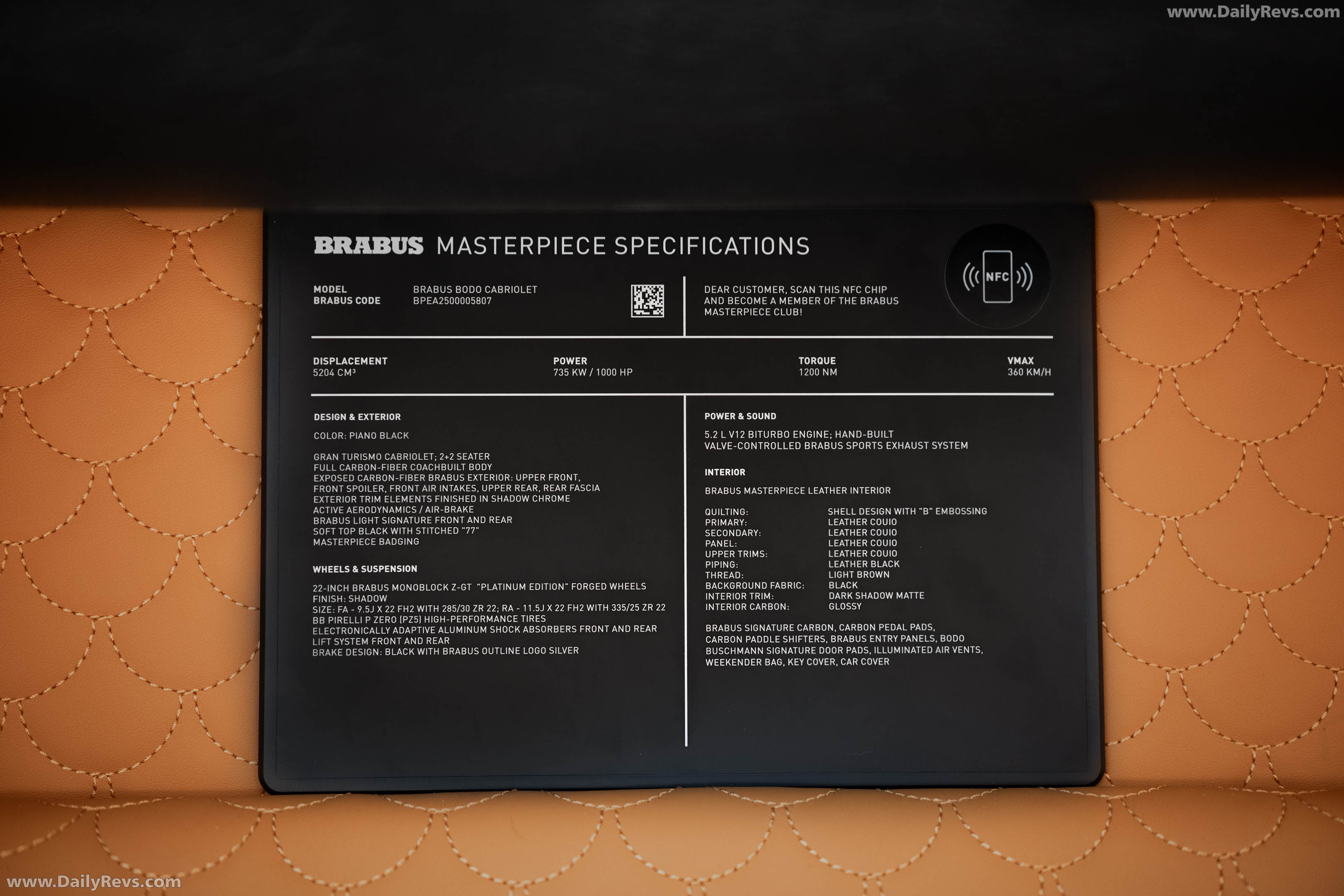 2027 Brabus Bodo Cabriolet Interior